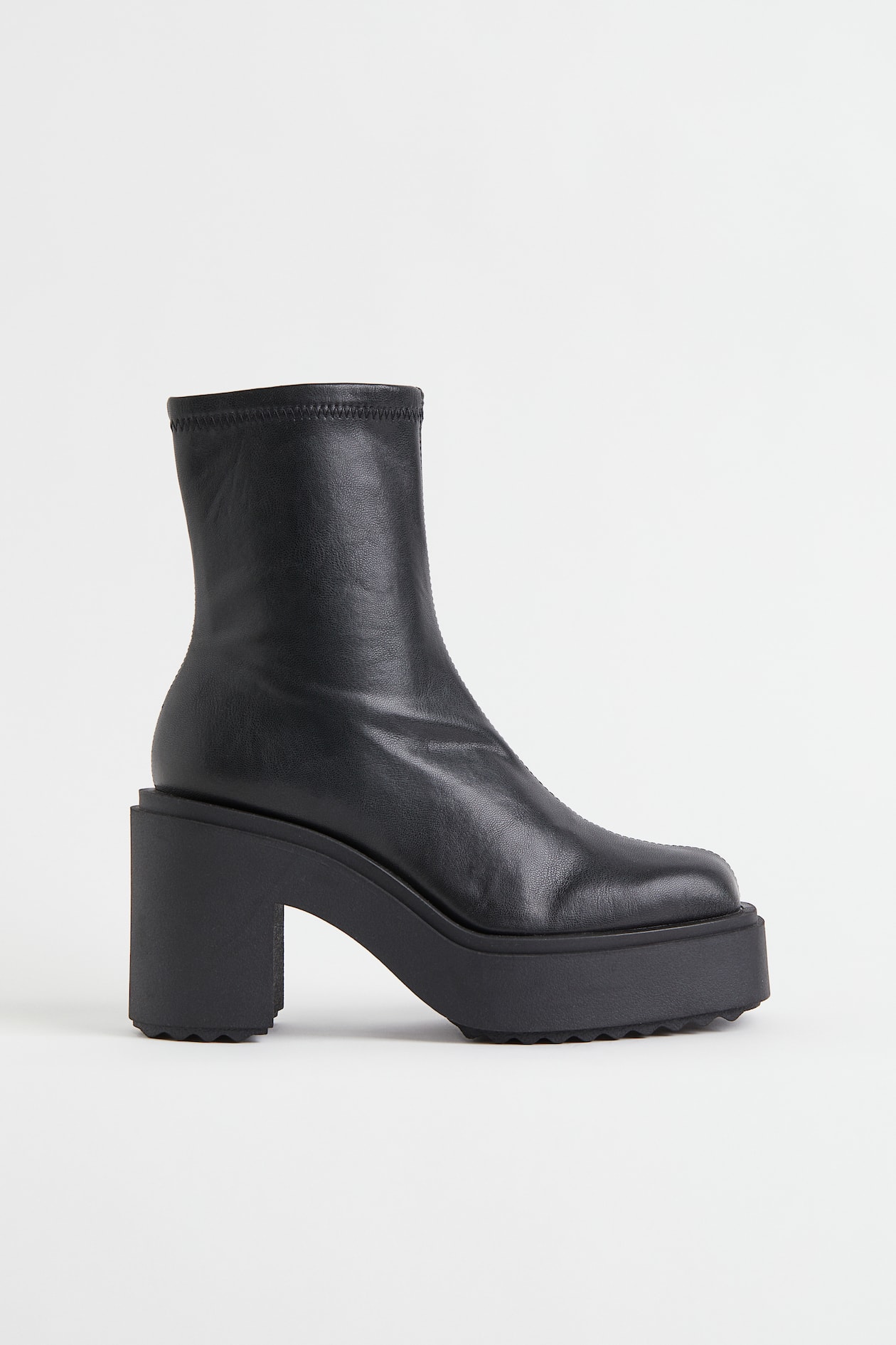 Chunky heeled boots - High heel - Black - Ladies | H&M GB