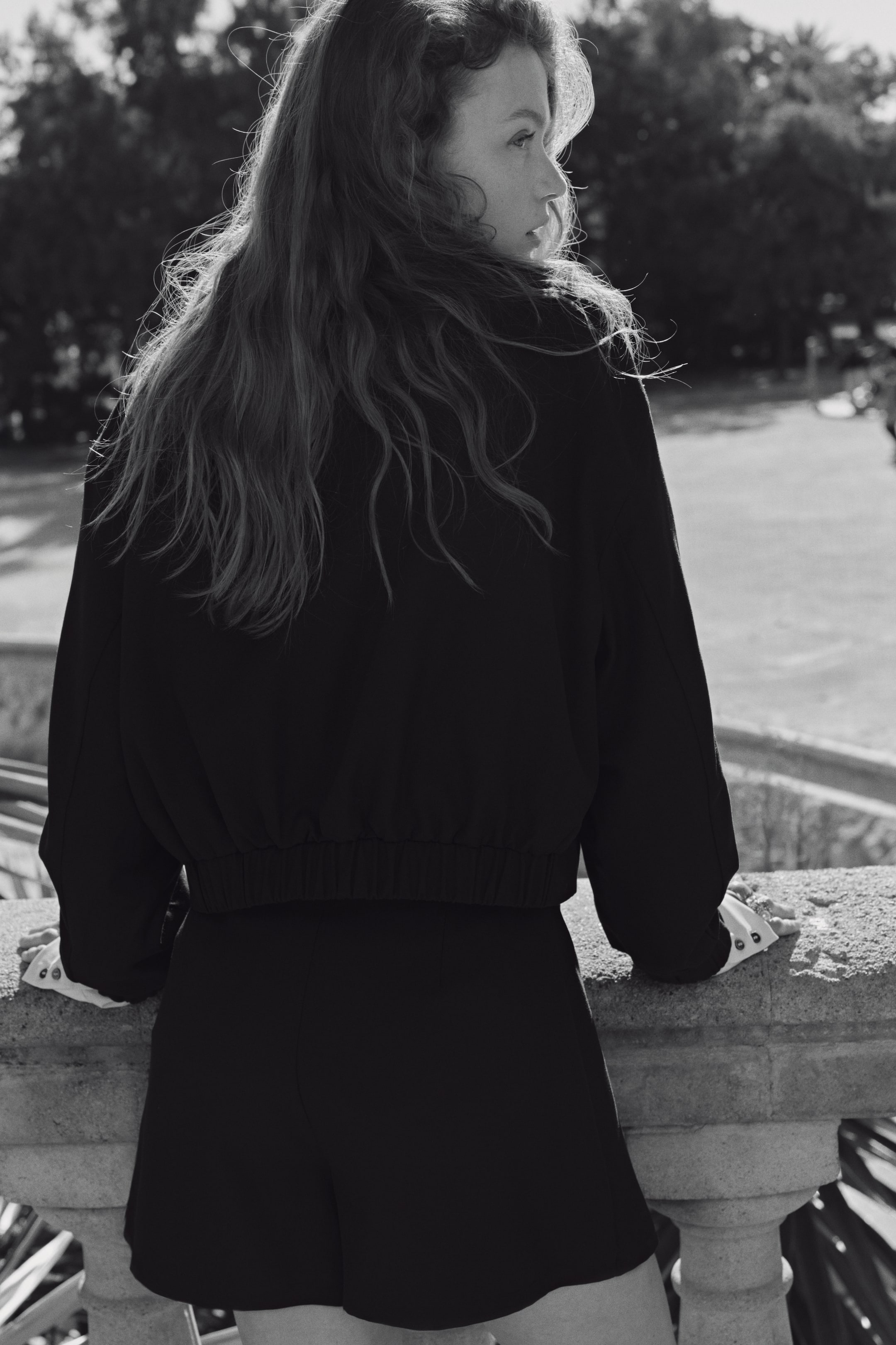 View larger image: Bomber jacket - Navy blue - Ladies | H&M IN 4