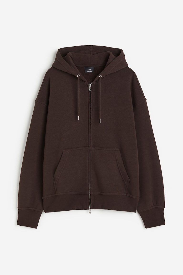 Oversized Fit Zip-through hoodie