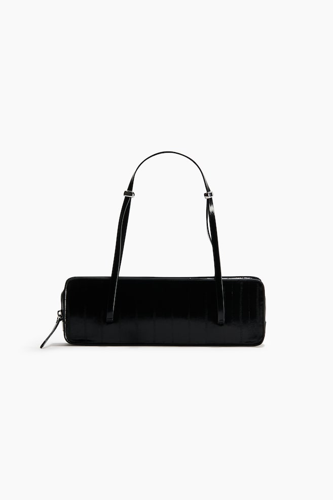 Rectangular Shoulder Bag - Black - 1