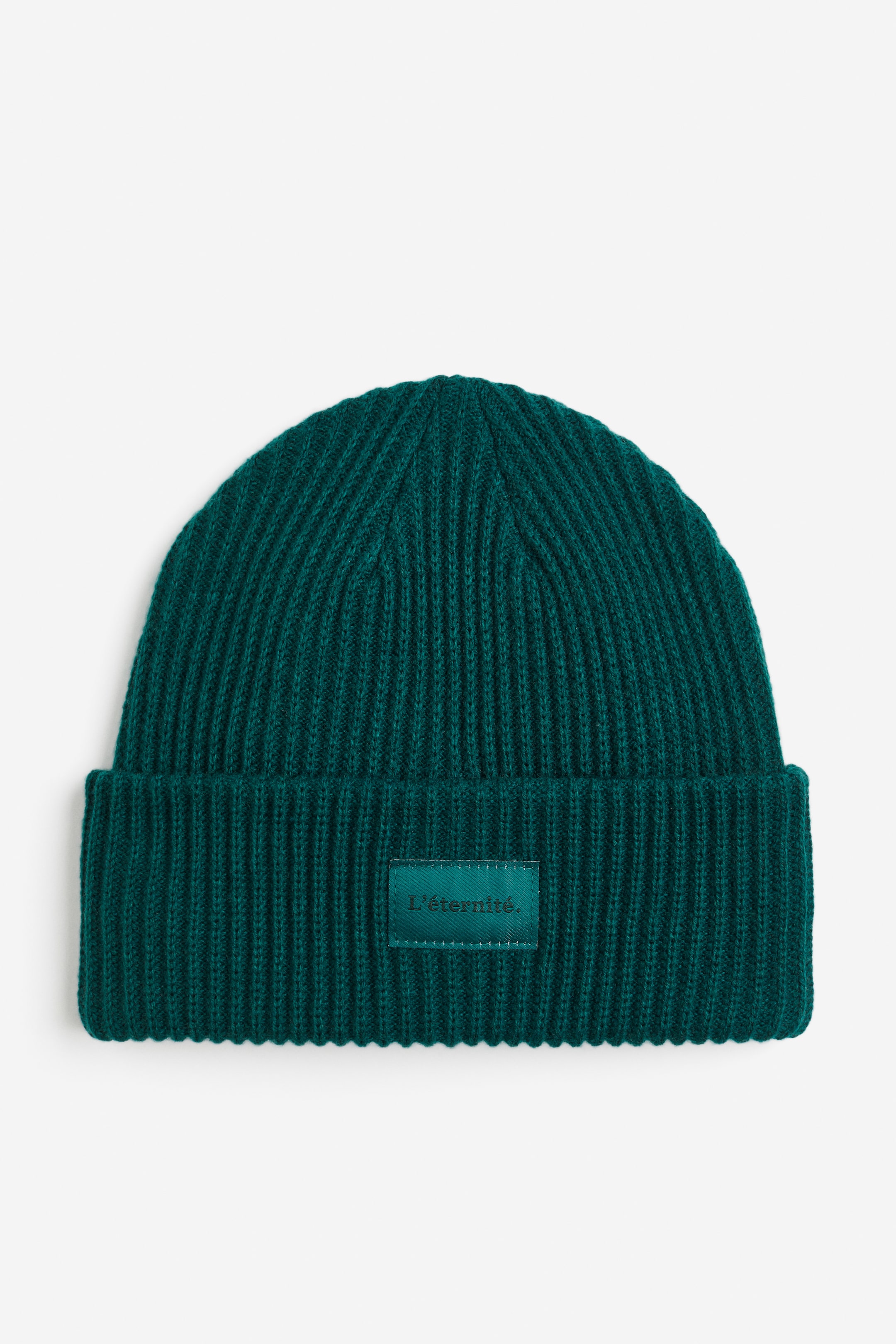 View larger image: Knitted hat - Dark green - Ladies | H&M 1