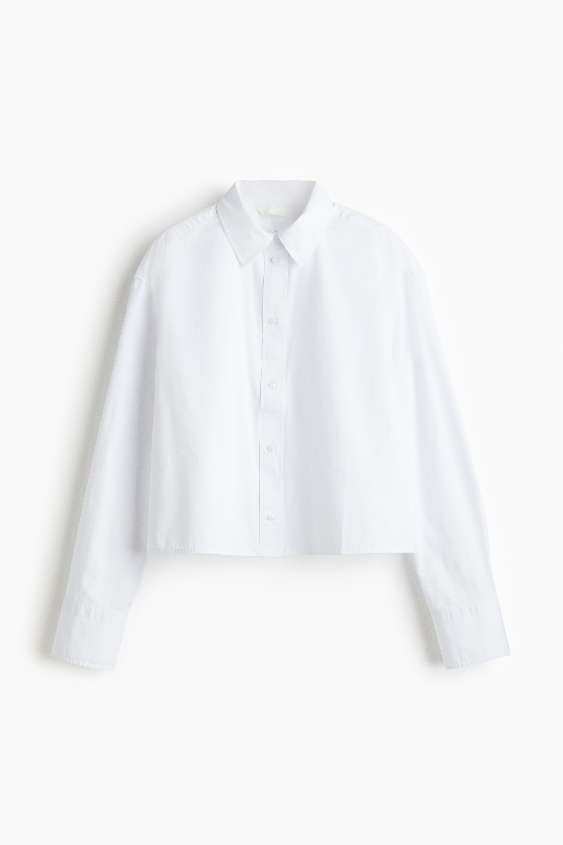 Camisa corta en popelina
