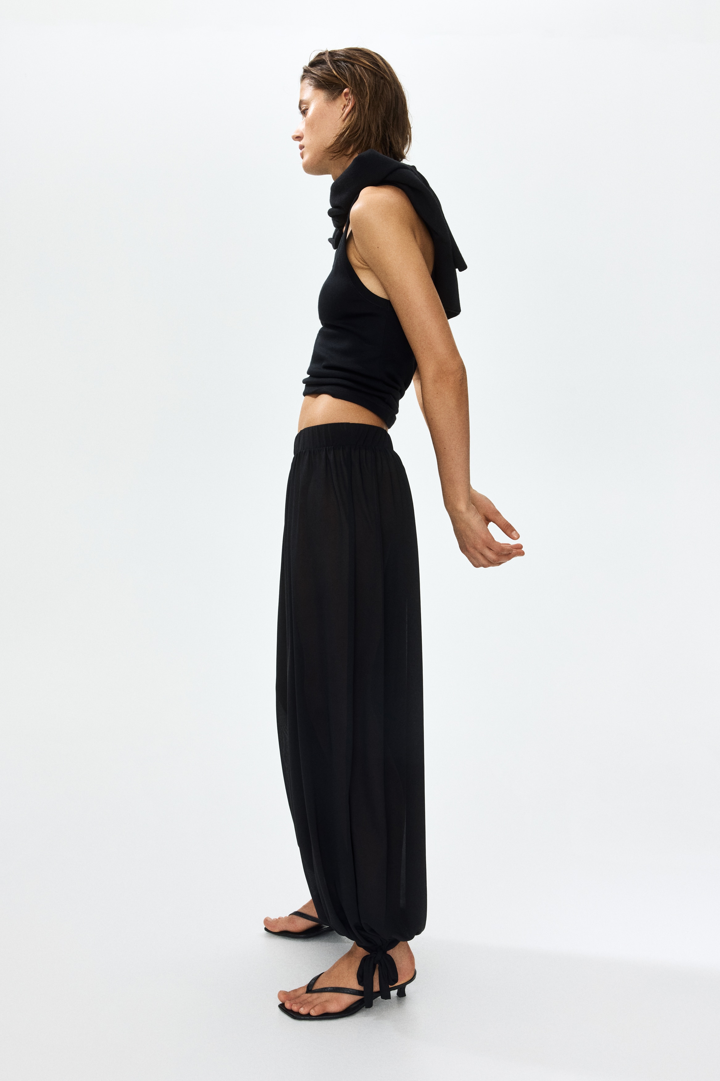 Ballonbroek met strikbandjes