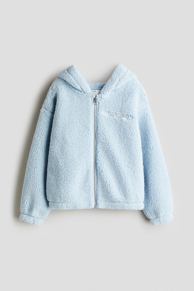 Hoodiejacke aus Teddyfleece - Hellblau/Cinnamoroll/Blau/Stitch - 1