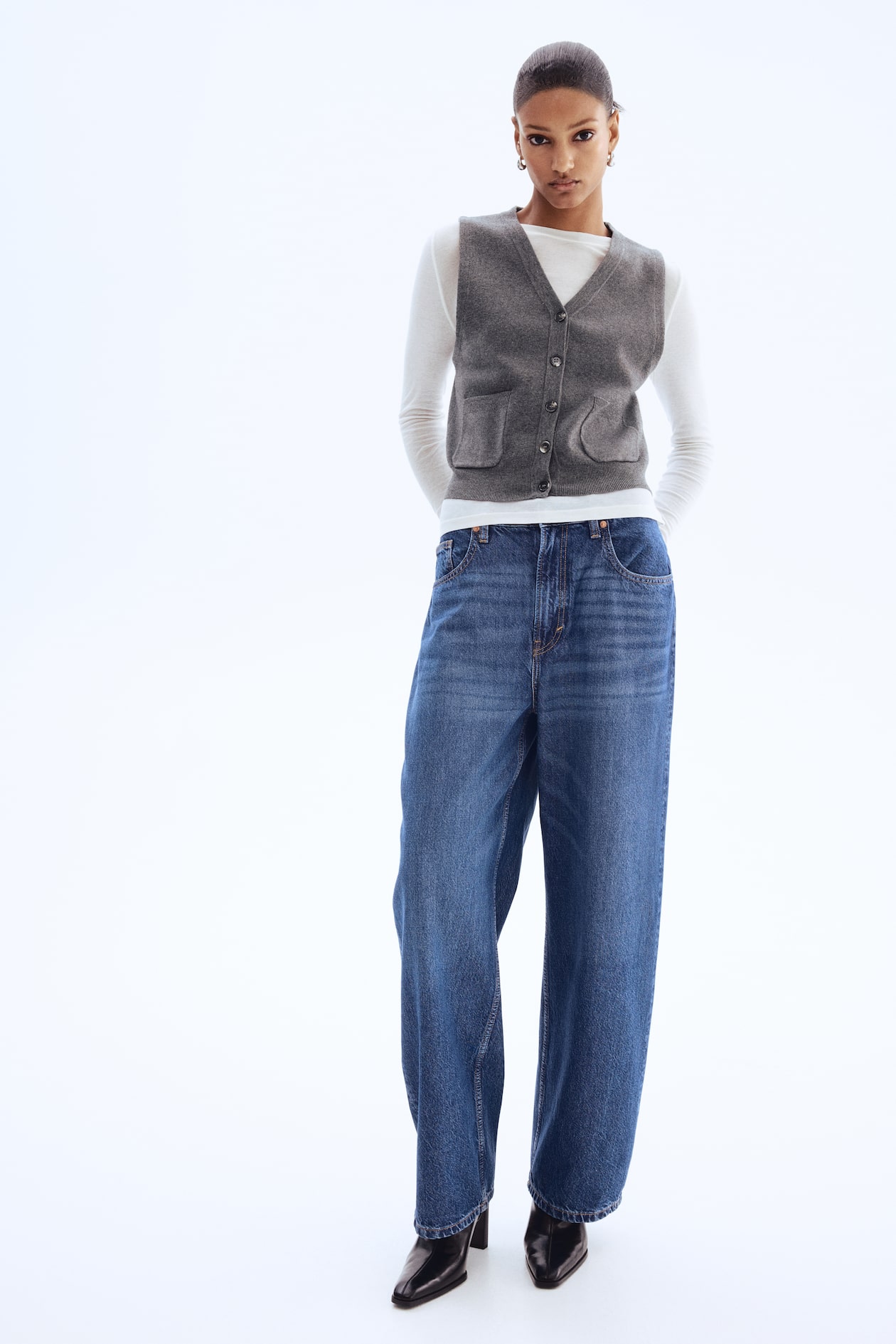Fine-Knit Vest - image 5