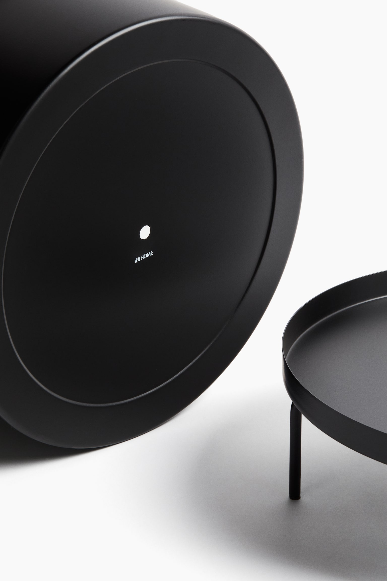 Широкий горщик для квітів на підставці - Чорний - 3