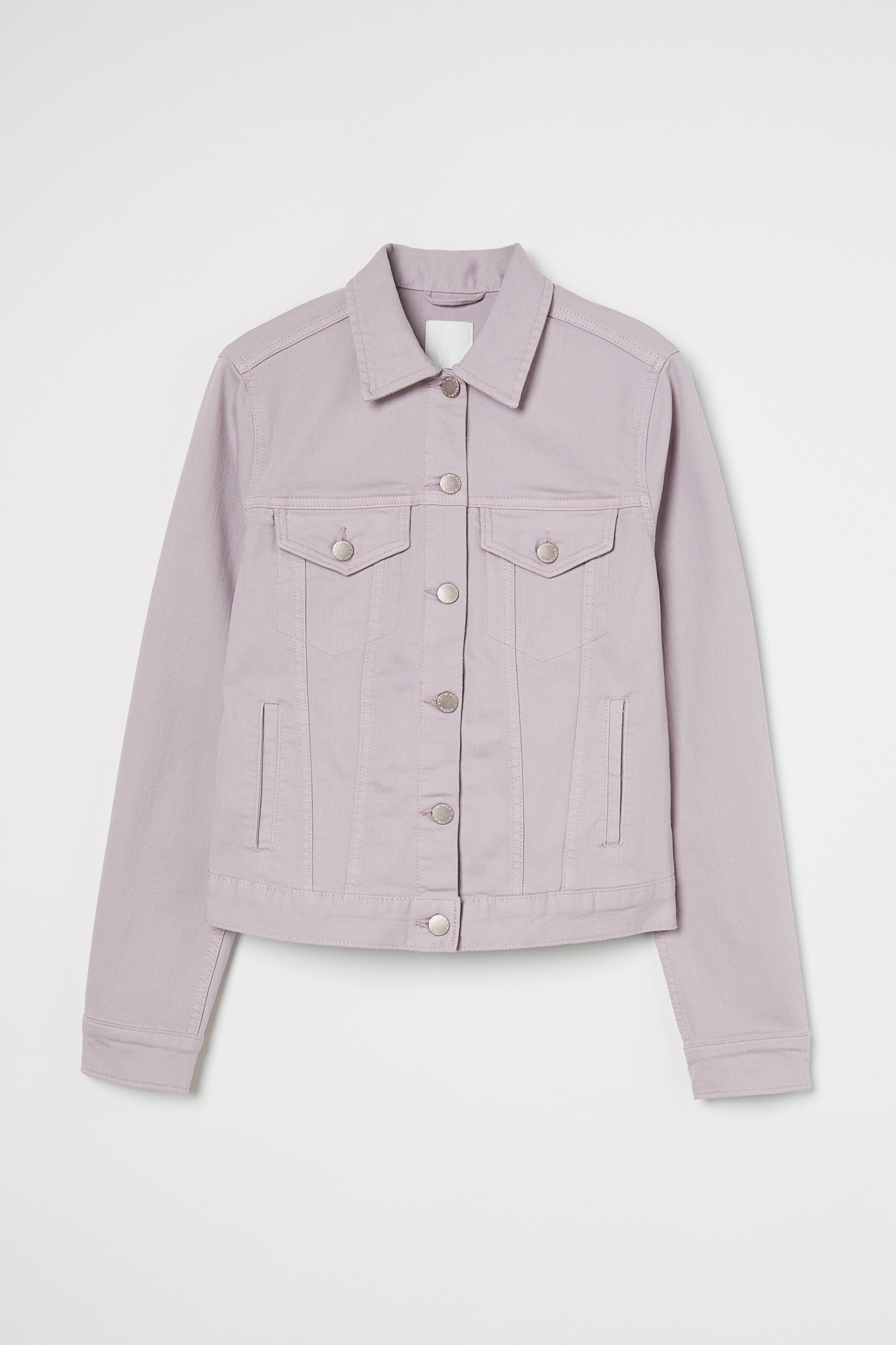 Light purple denim jacket orders