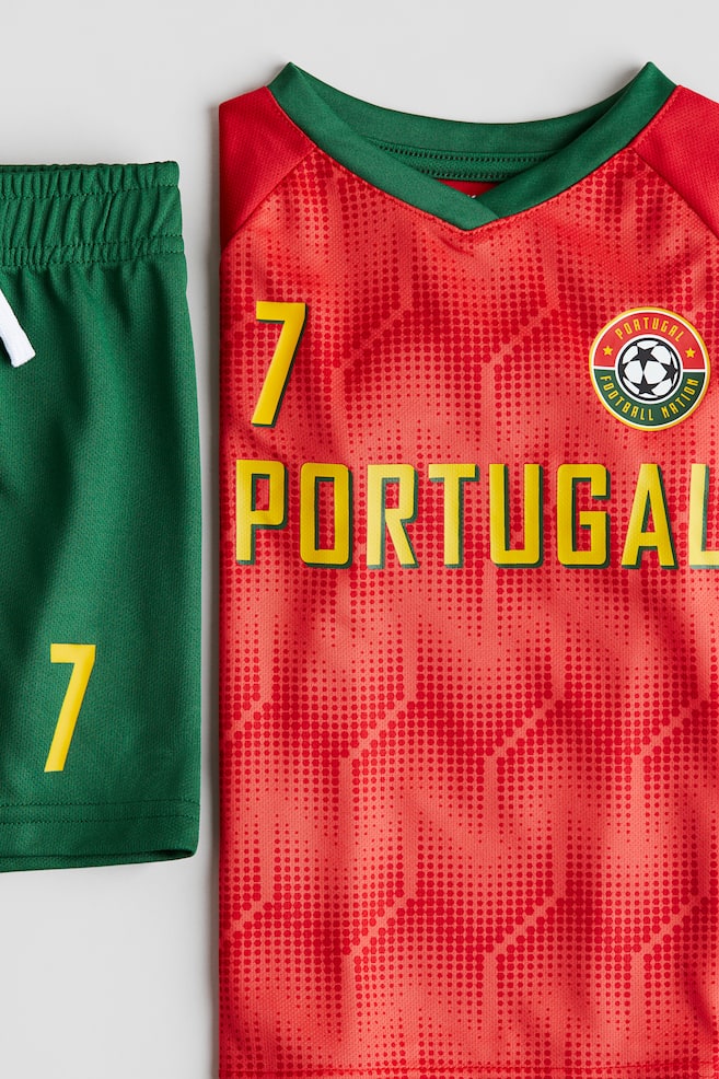 Football set-Red/Portugal - 3
