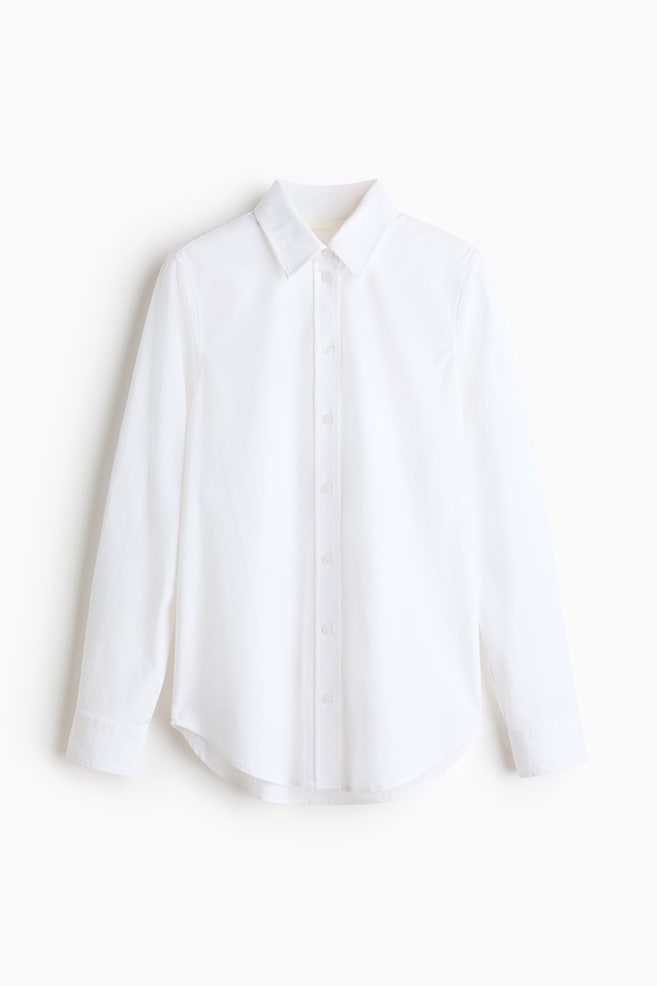 Camisa Oxford - Blanco/Azul claro/Azul claro/Rayas - 1