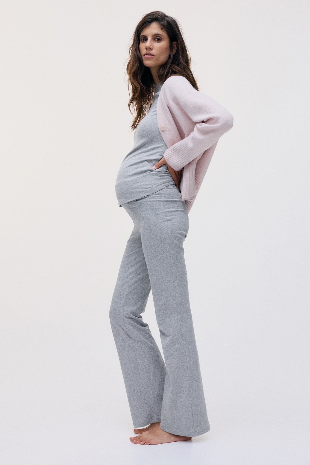 MAMA Before & After Flared Pants