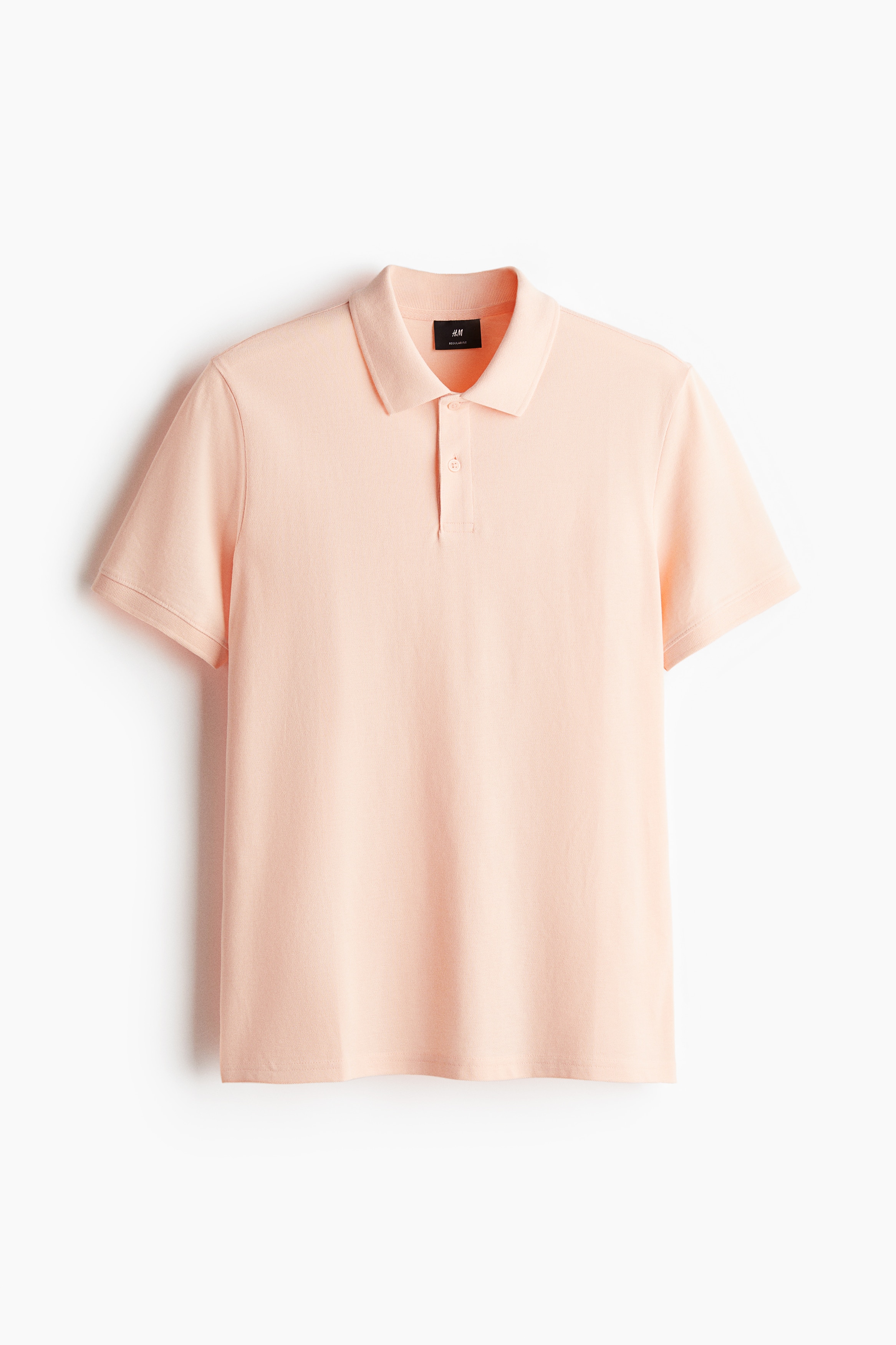 レギュラーフィット ピケポロシャツ - ブラック - Men | H&M JP