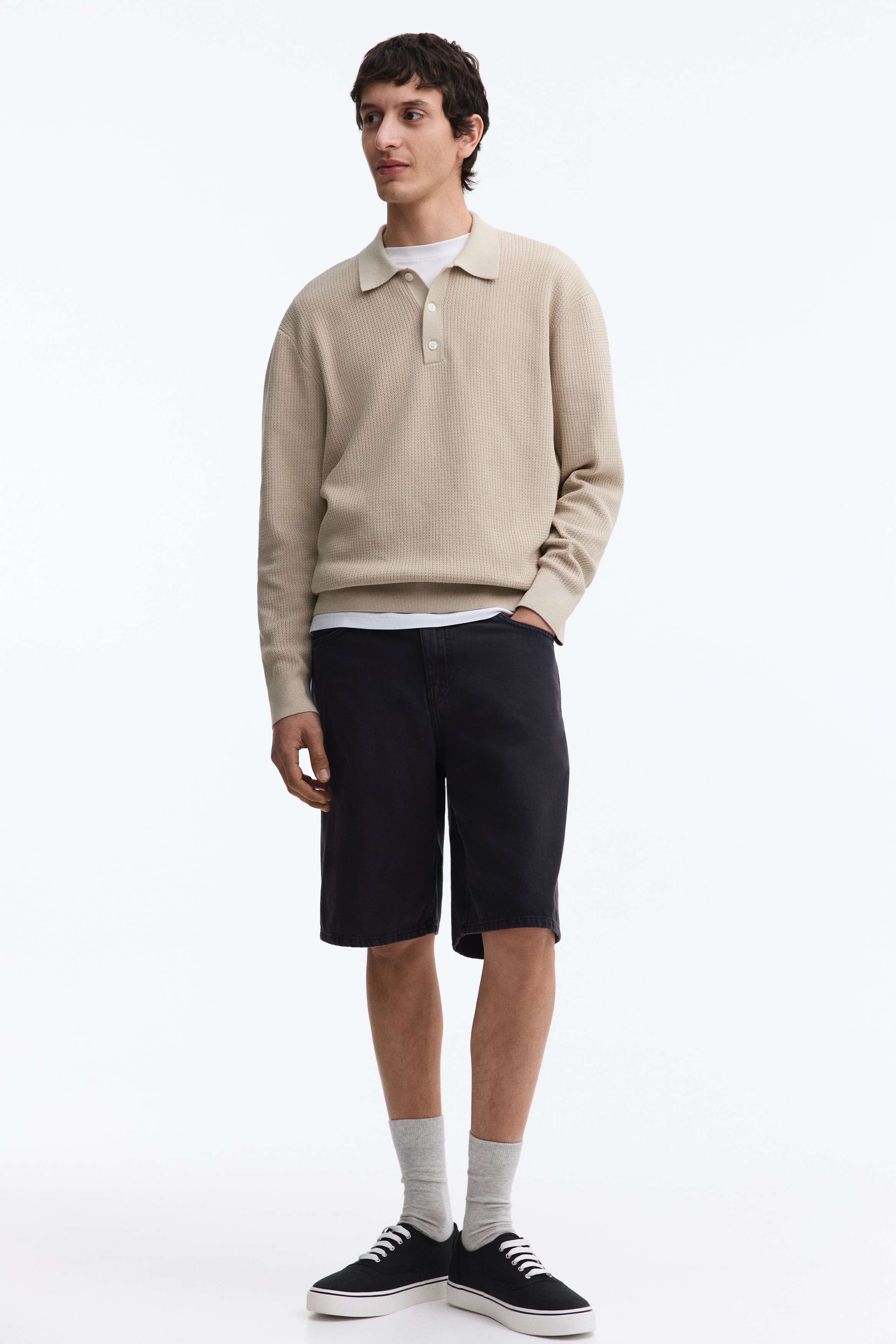 Relaxed Denim Shorts by H&M