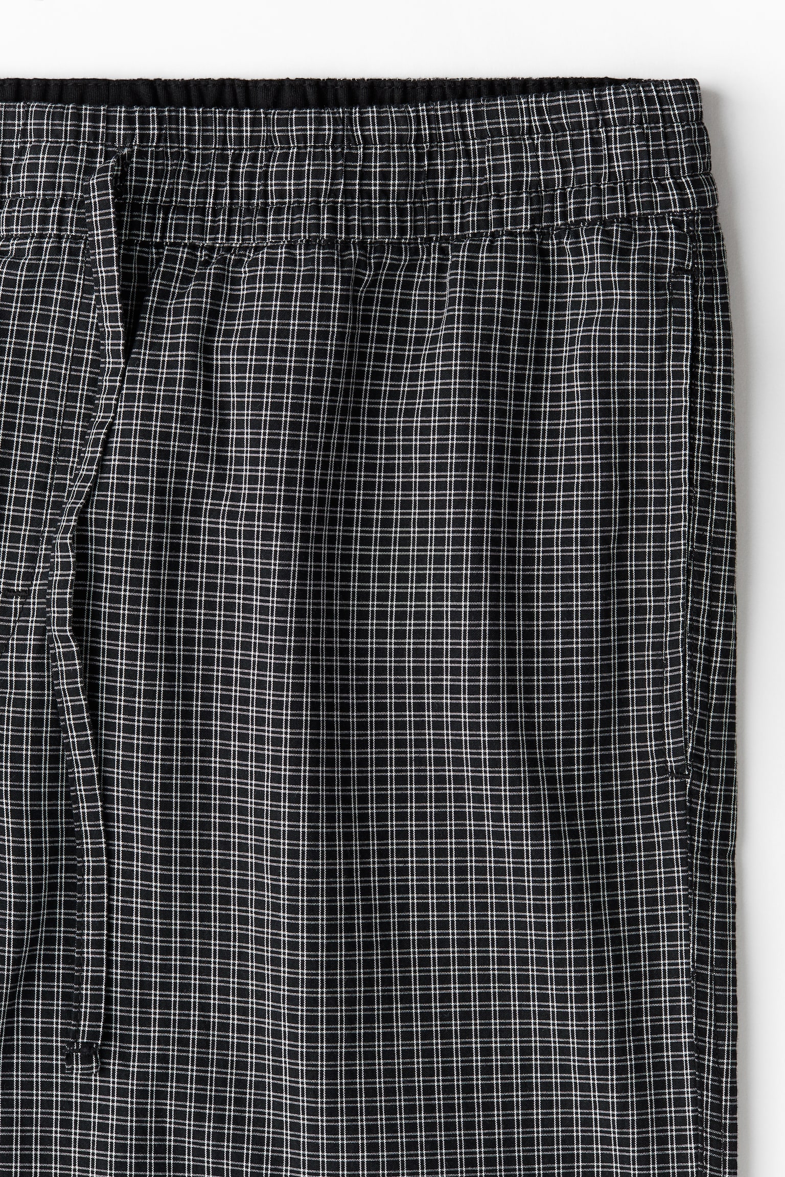 Relaxed Fit Poplin trousers - Black/Checked/Red/Checked/Dark blue/Checked - 6