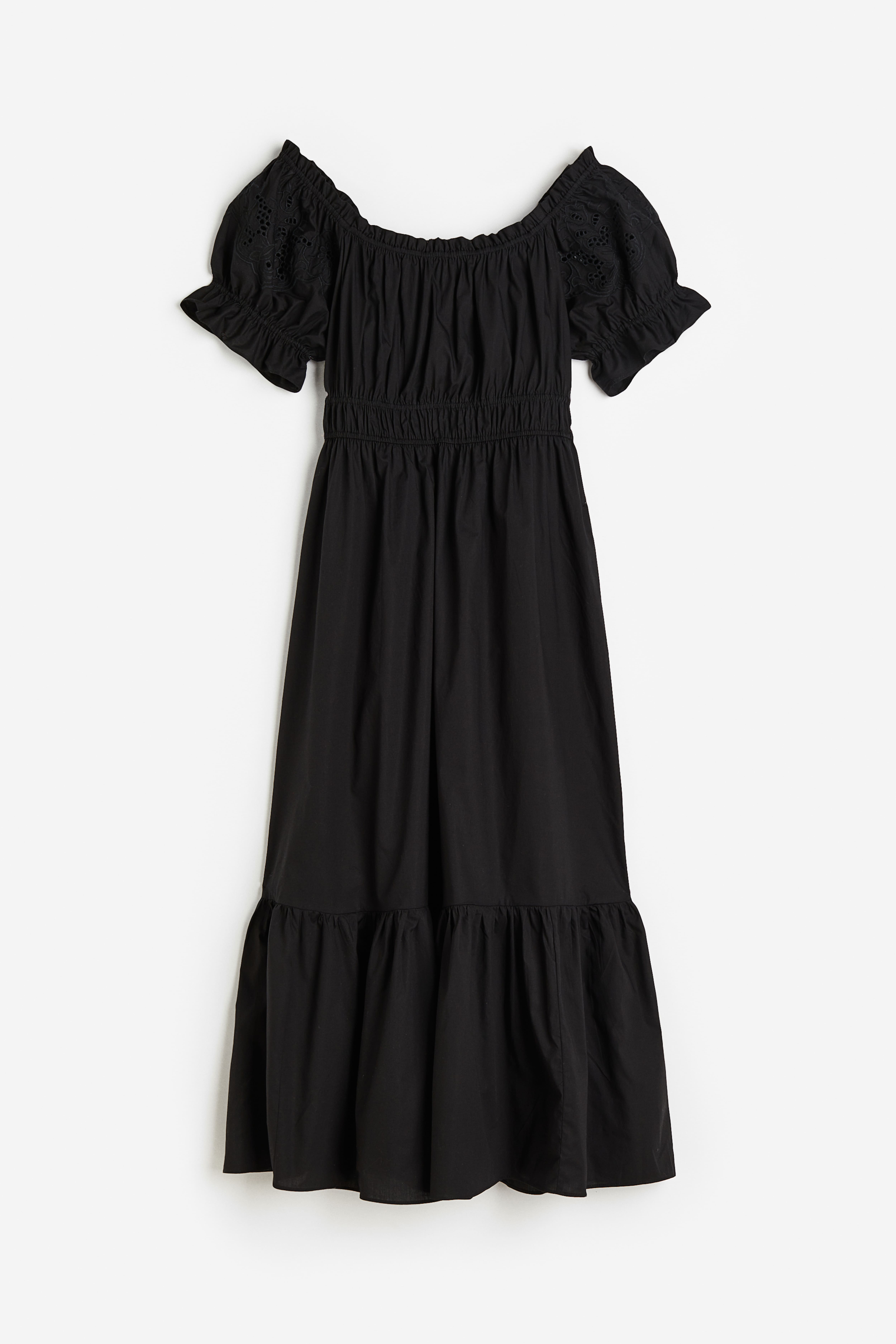 H&m black off the shoulder dress best sale