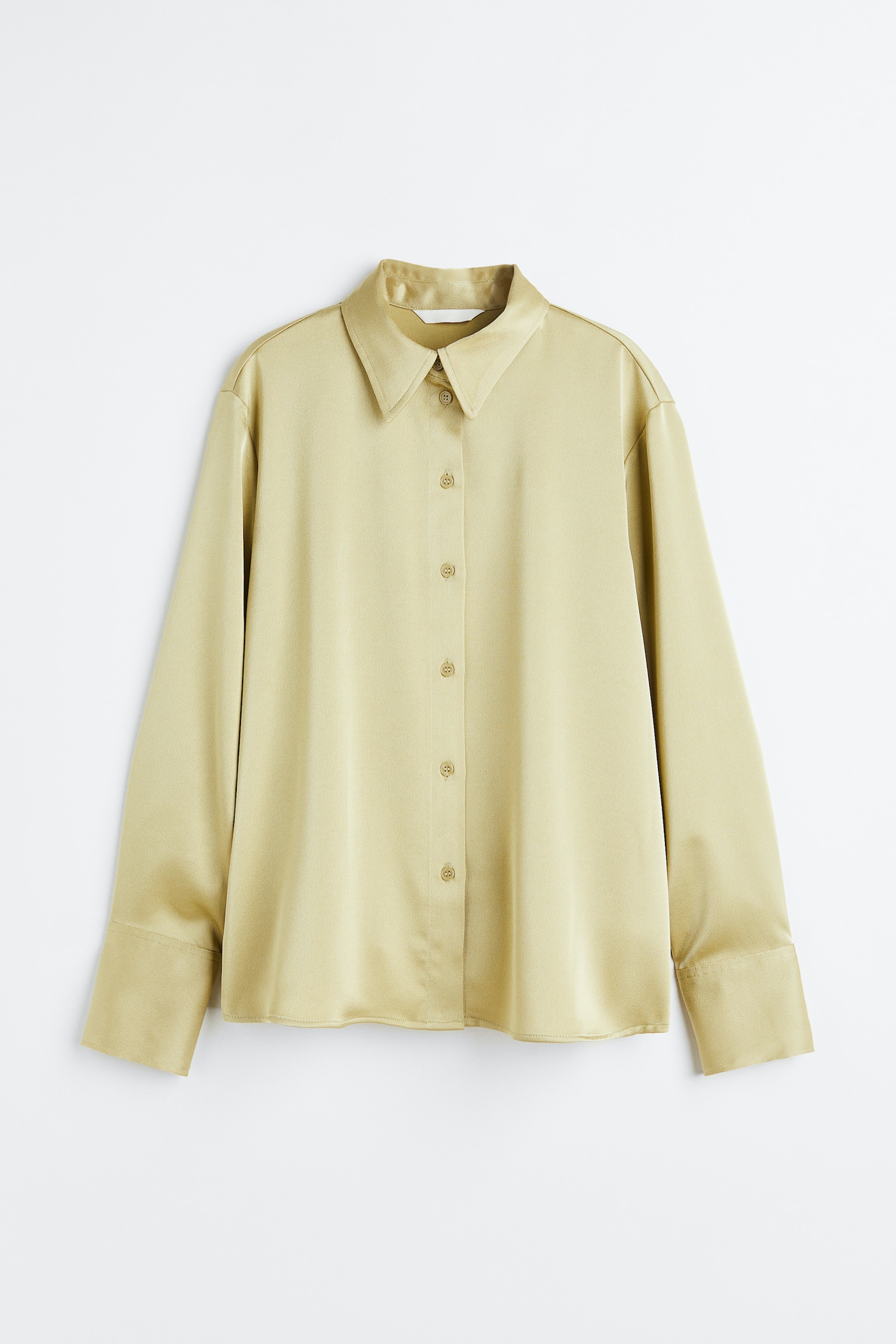 Fitted Shirt - Gold colour/Black - 1