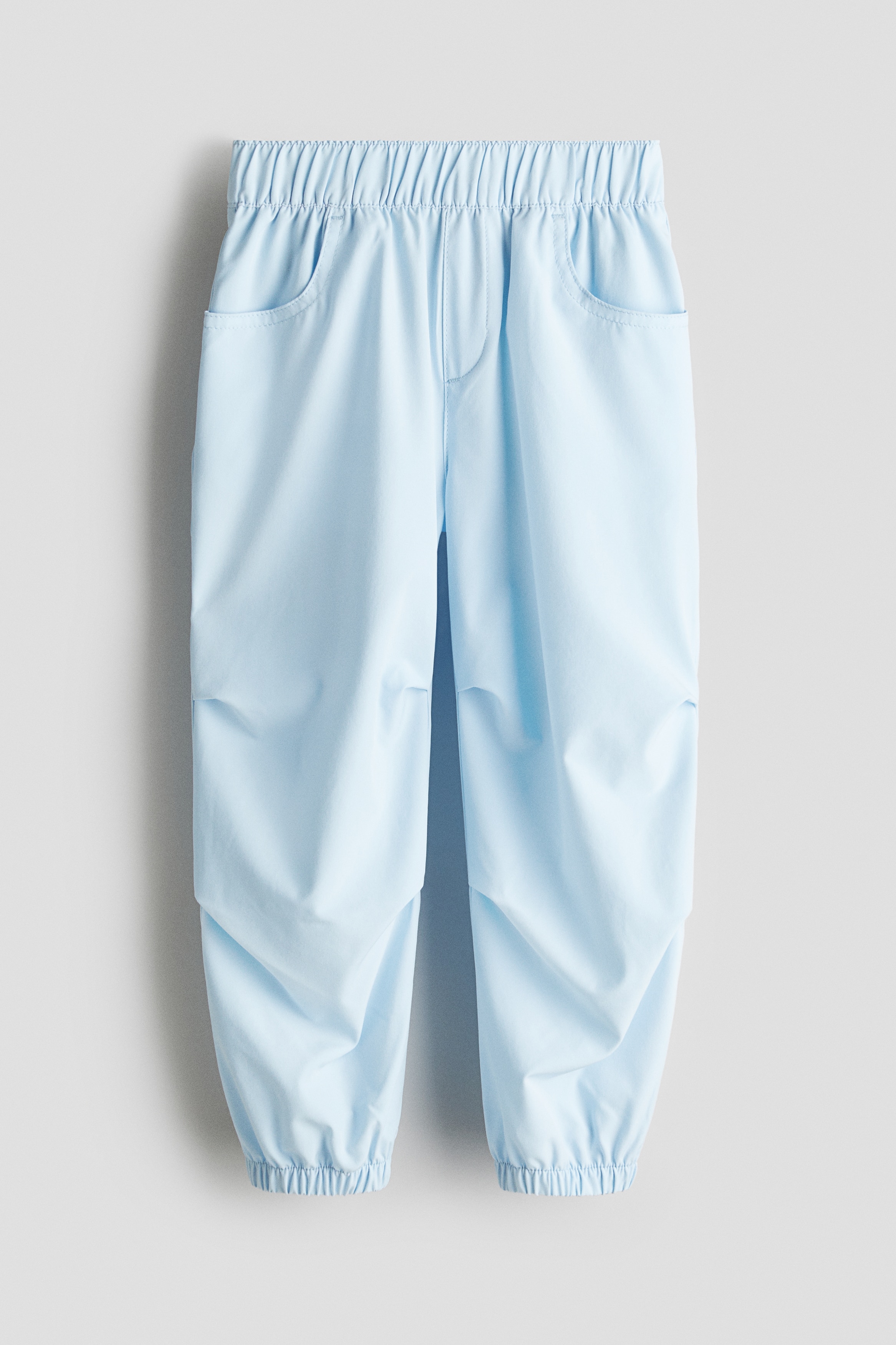 Pull-on trousers - Light blue/Pink