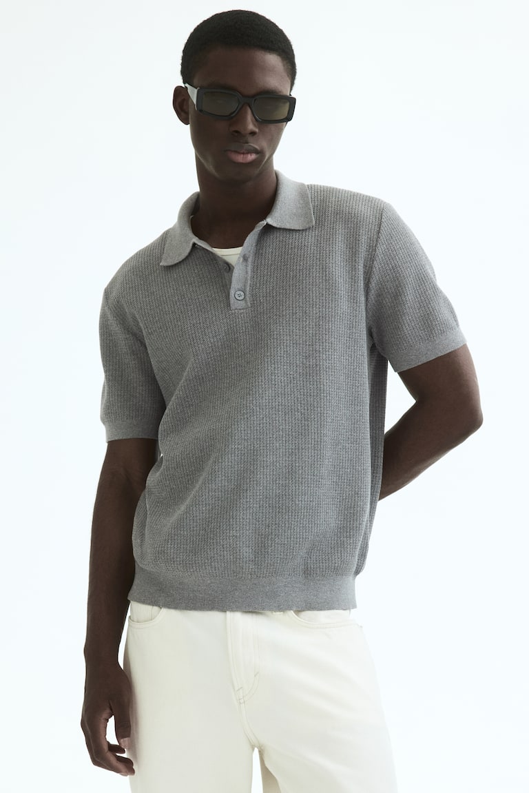 Pletena polo majica Regular Fit