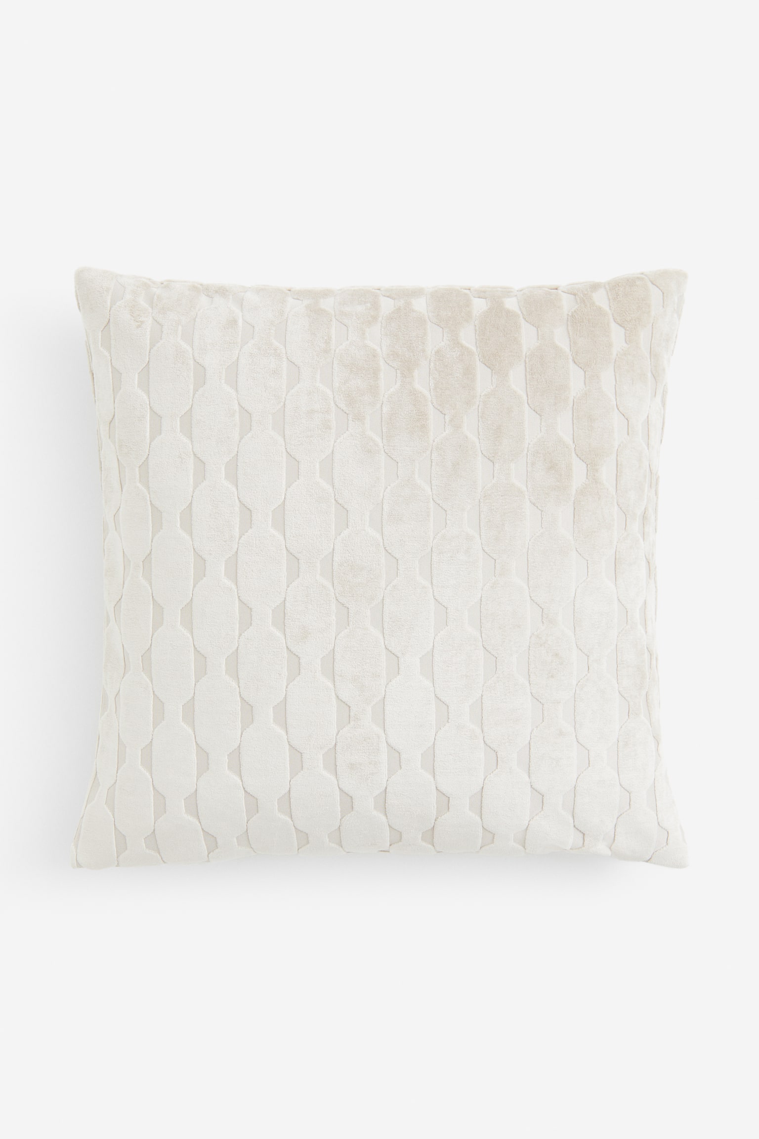 Patterned cushion cover - Light beige/Patterned - 1