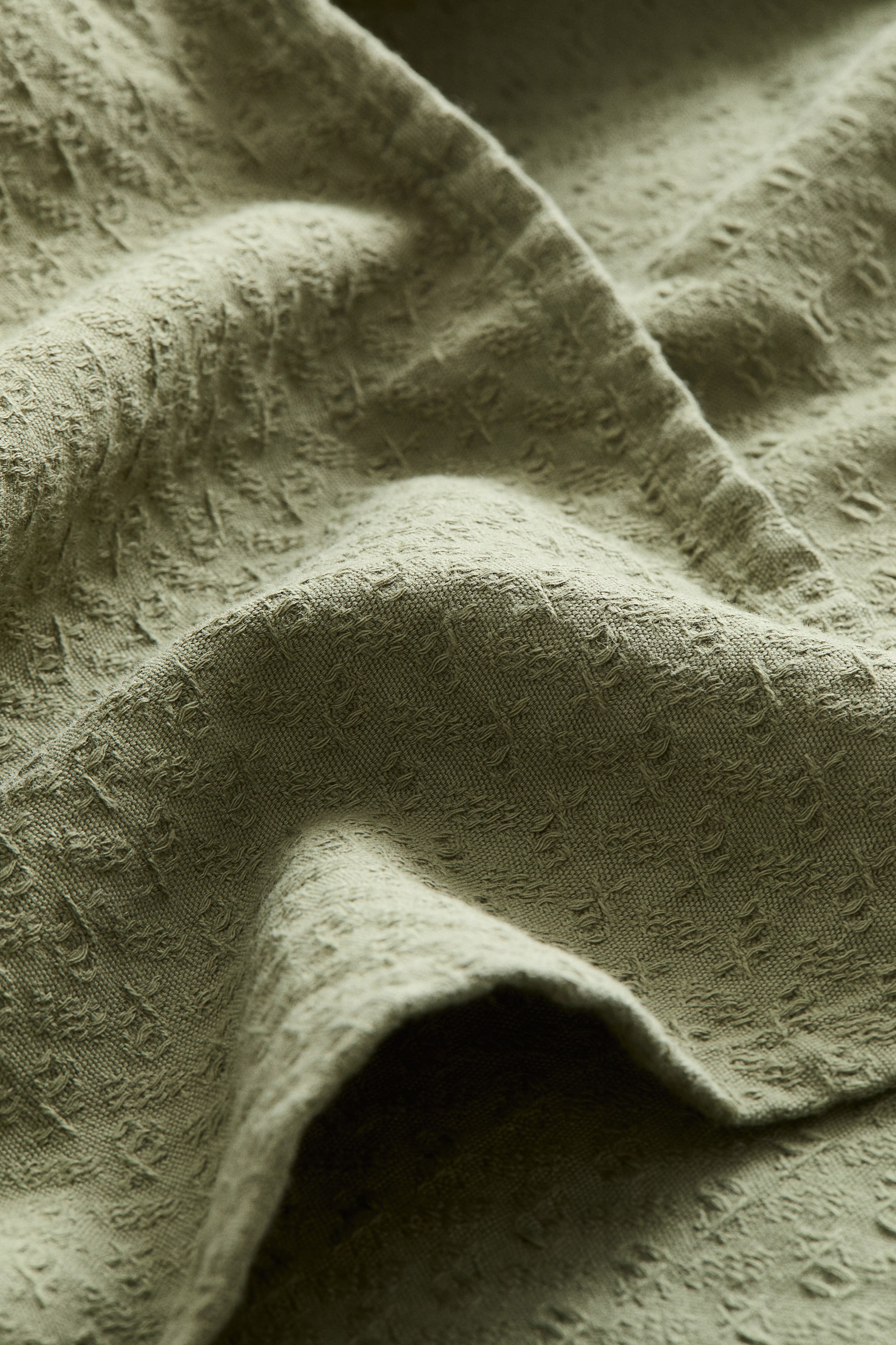 拡大画像を表示: 2-pack jacquard-weave tea towels - カーキグリーン - Home All | H&M JP 2