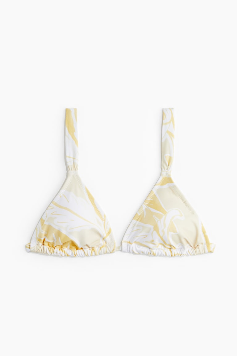Padded triangle bikini top