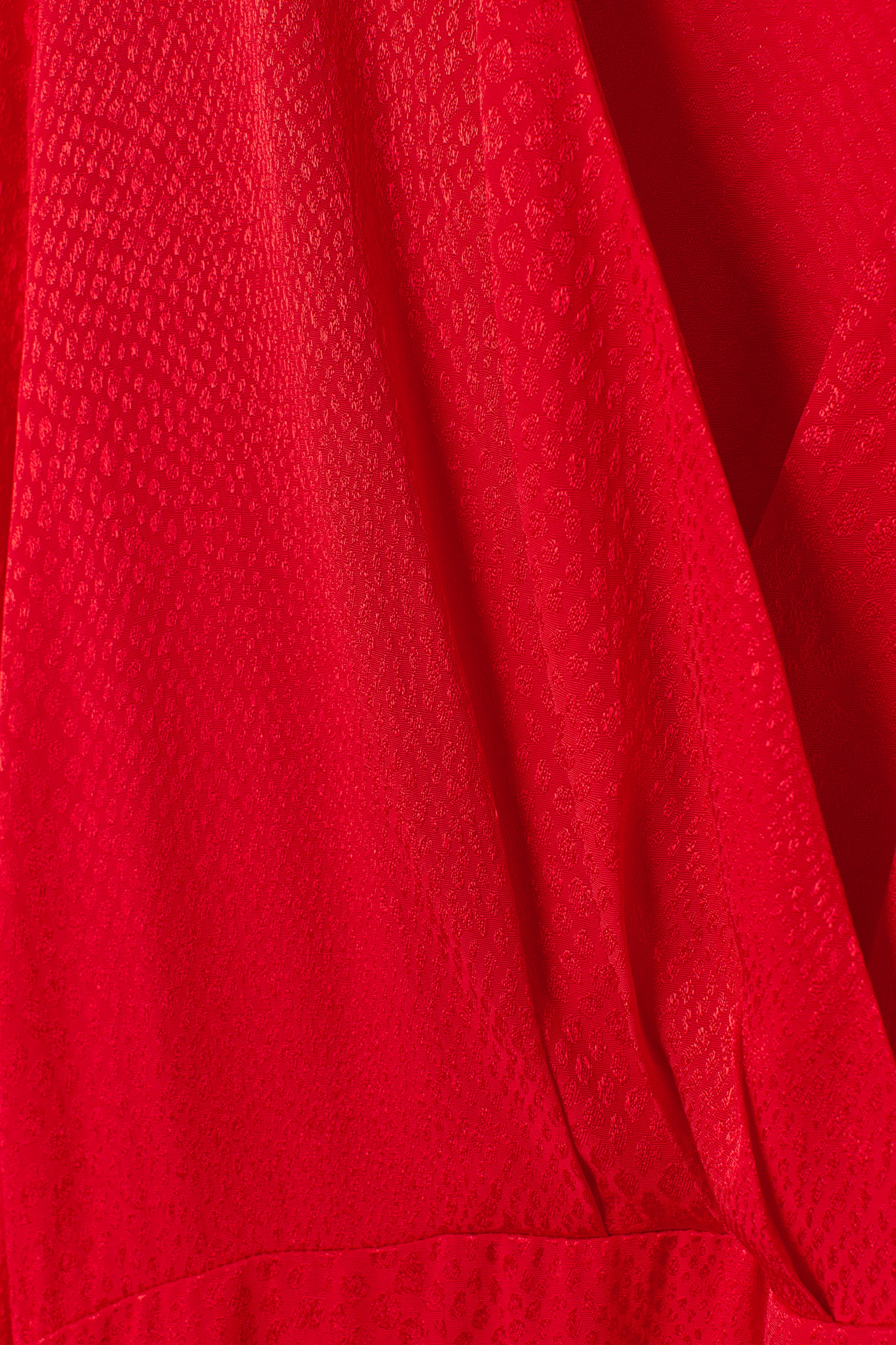 Agrandir l'image: Robe en tissu jacquard - Rouge - FEMME | H&M FR 2