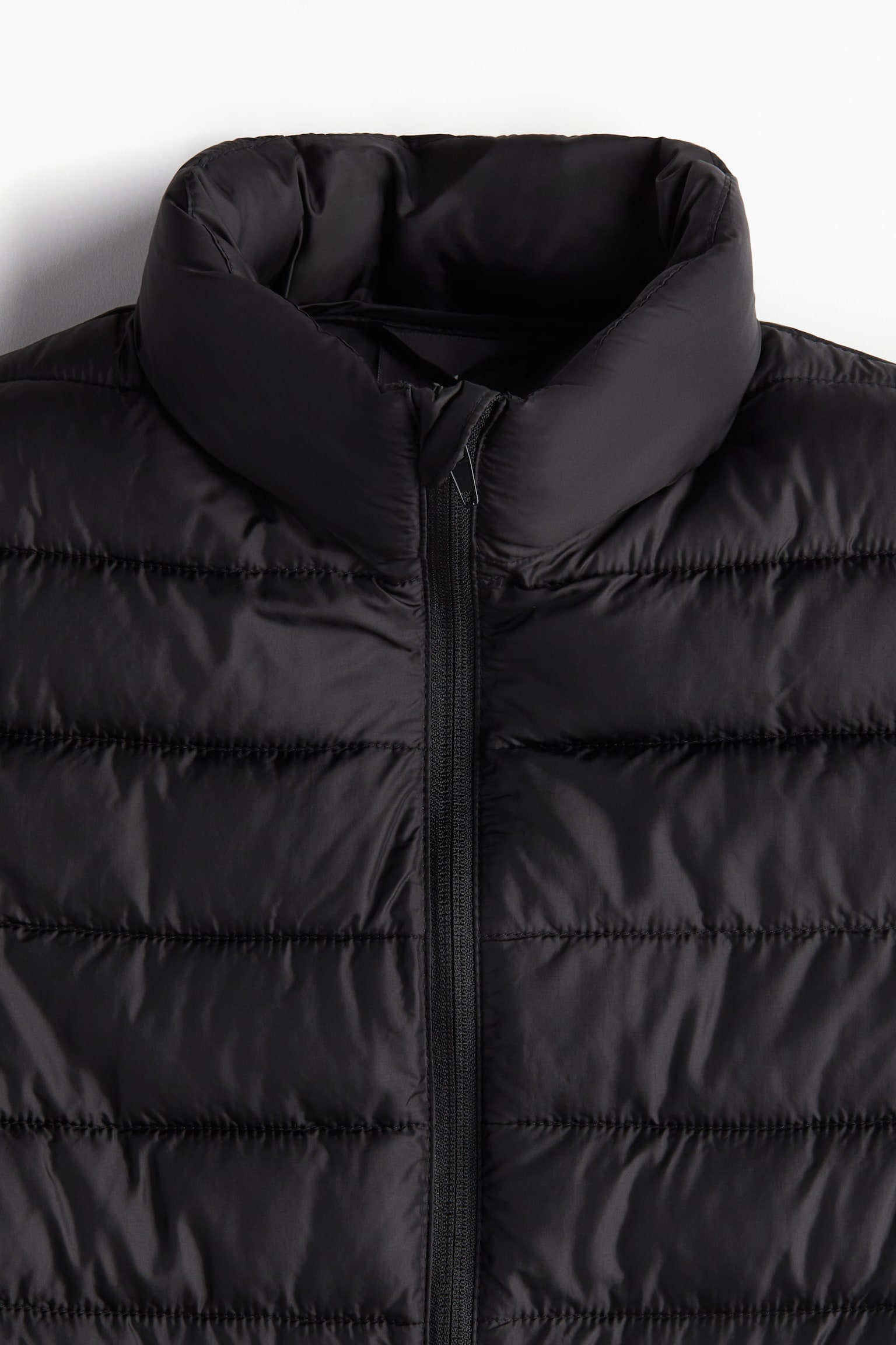 Slim Fit Lightweight puffer gilet - Black/Navy blue - 3