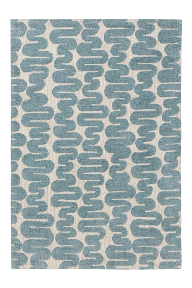 Tapis Ally - Menthe/Mauve/Orange - 1