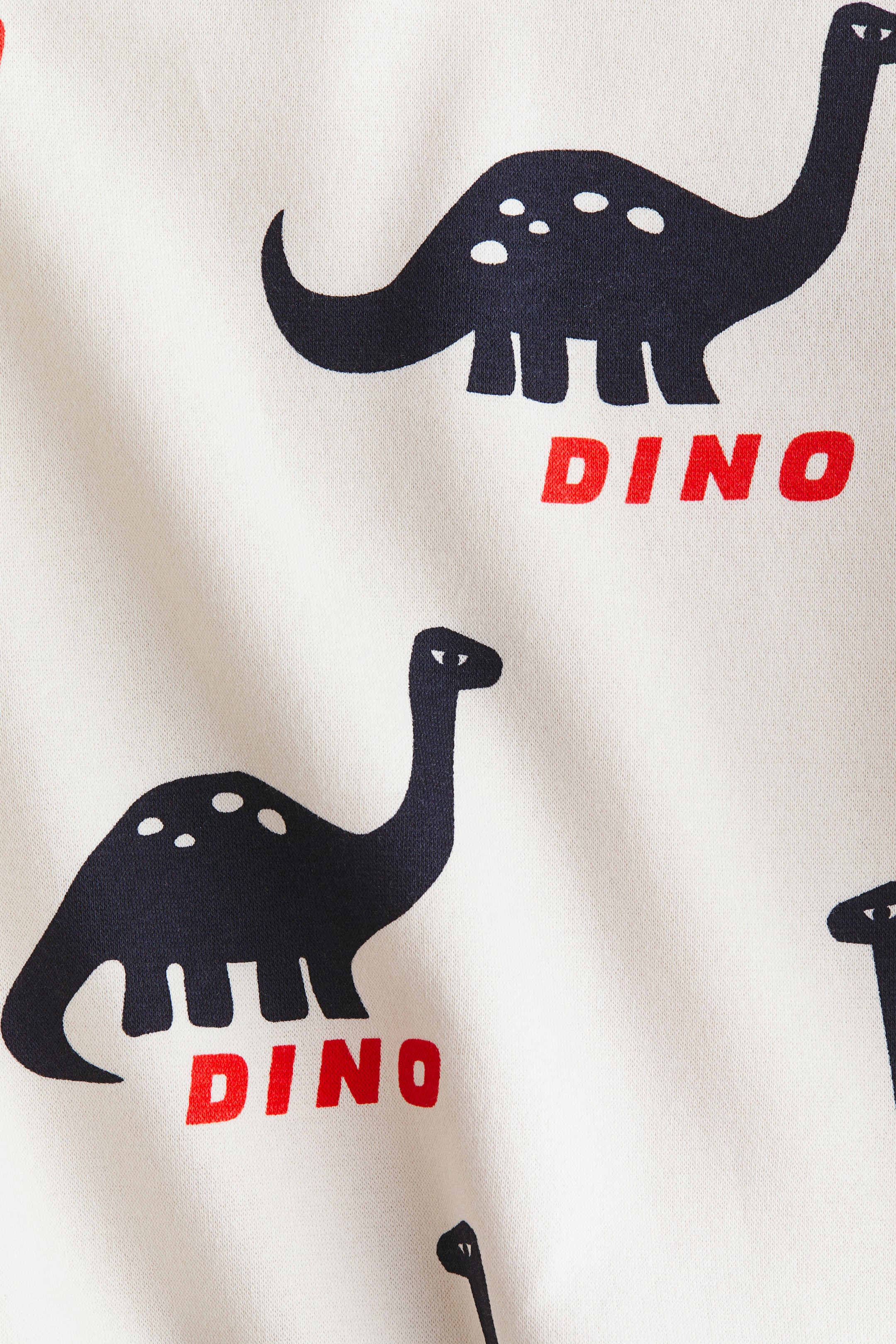 View larger image: Printed Sweatshirt - Light beige/dinosaurs - Kids | H&M US 2