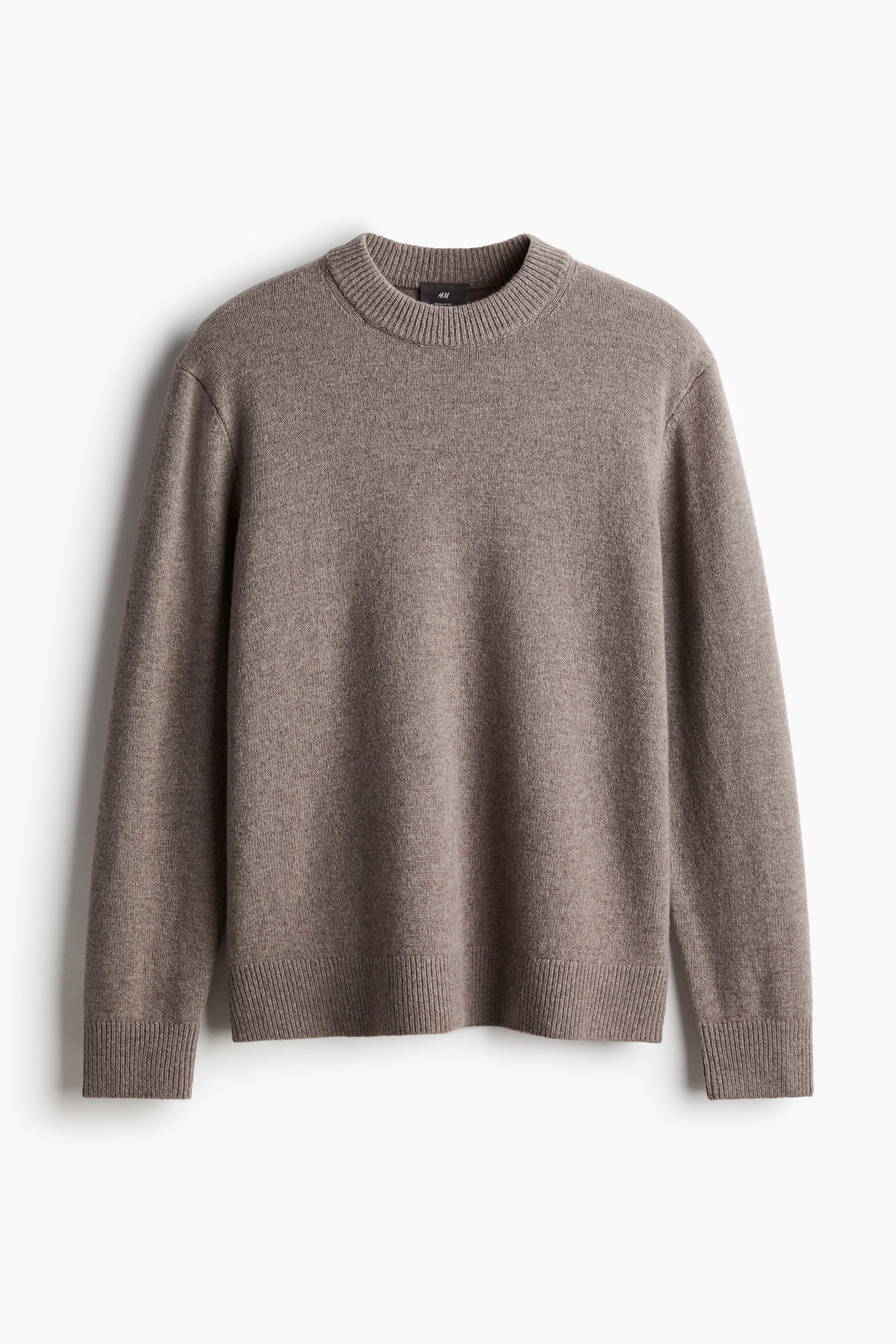 Regular Fit Wool jumper - Greige - Men | H&M GB 7