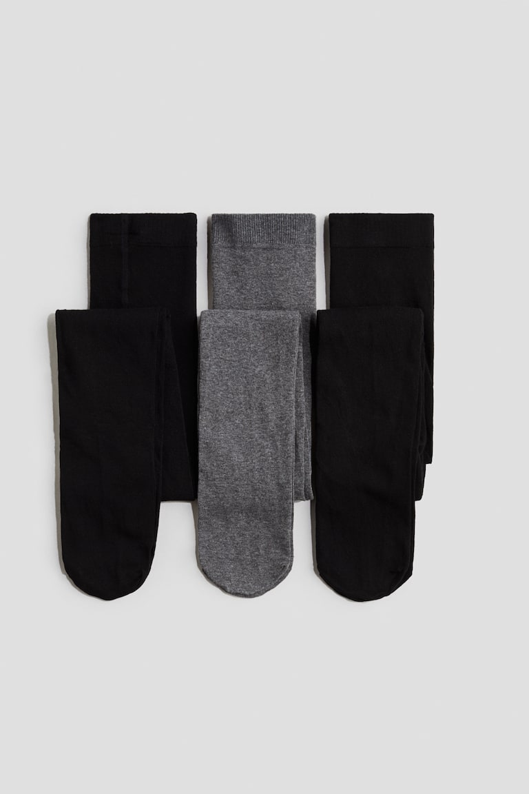 3-pack fine-knit tights