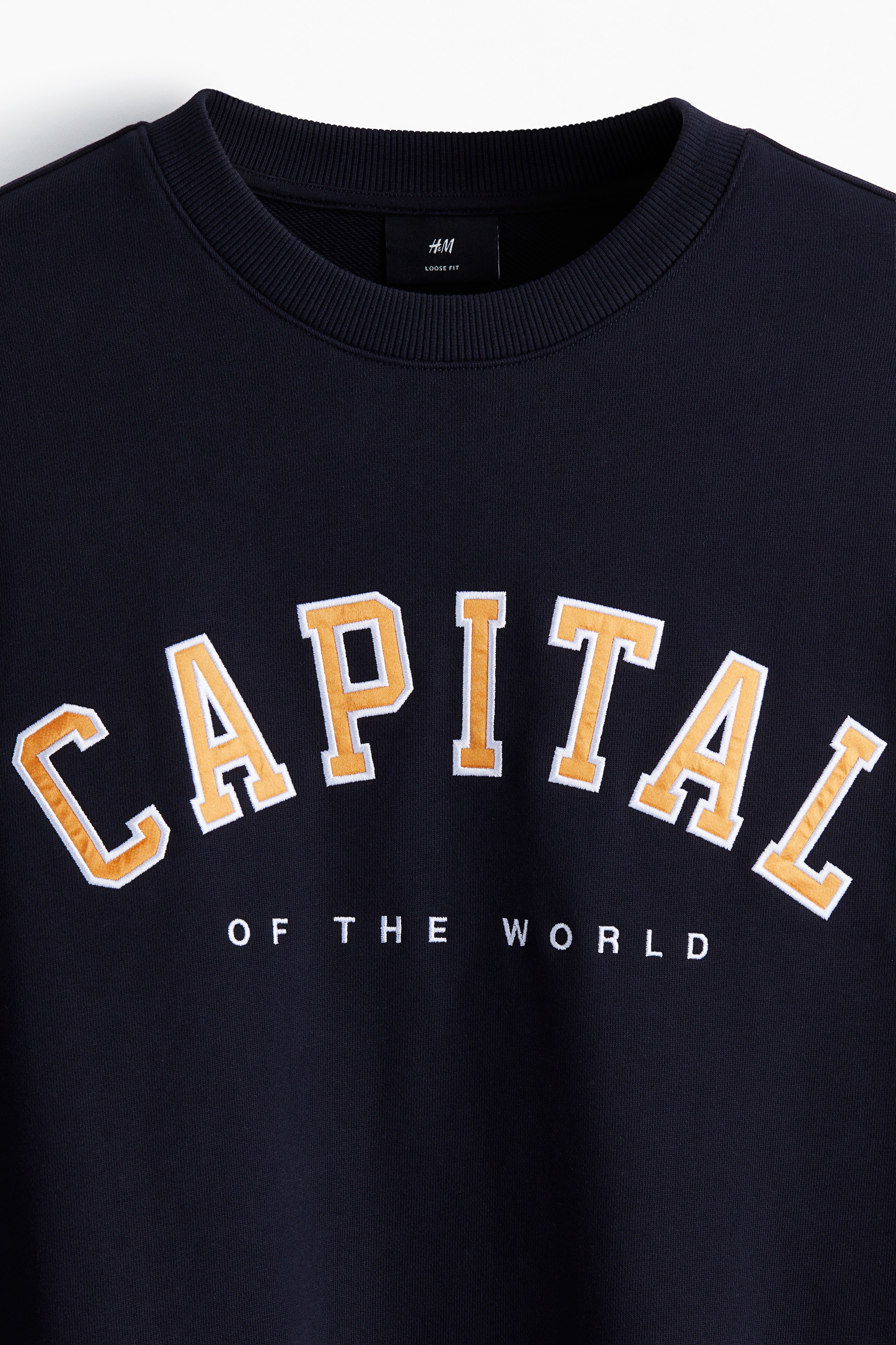 Loose Fit Sweatshirt - Grey marl/Capital - Men | H&M SG