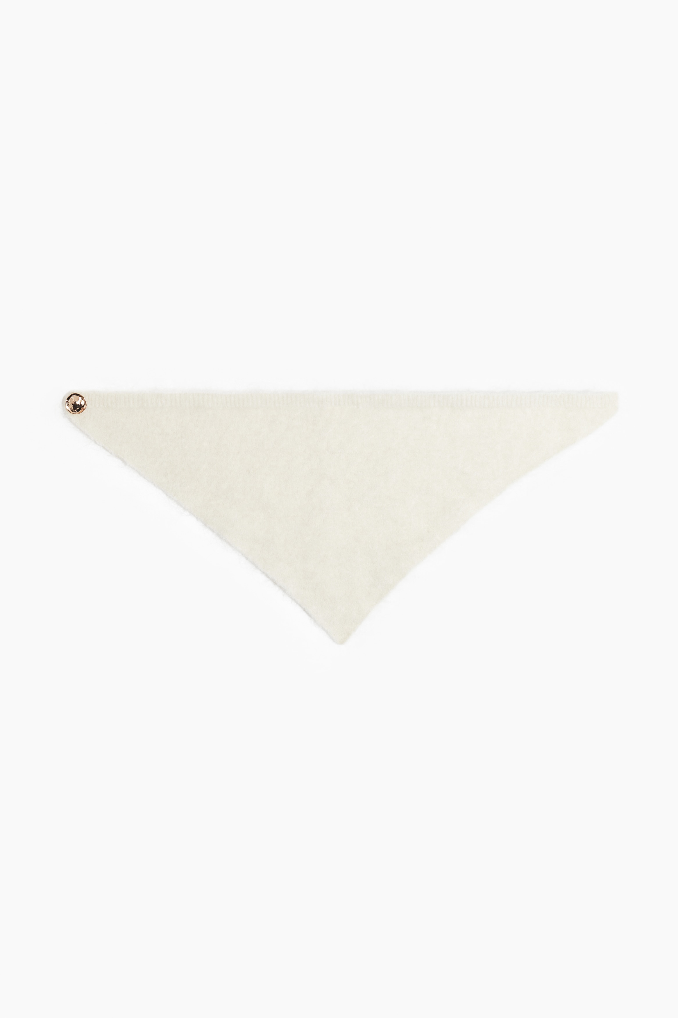 Mohair-blend triangle scarf
