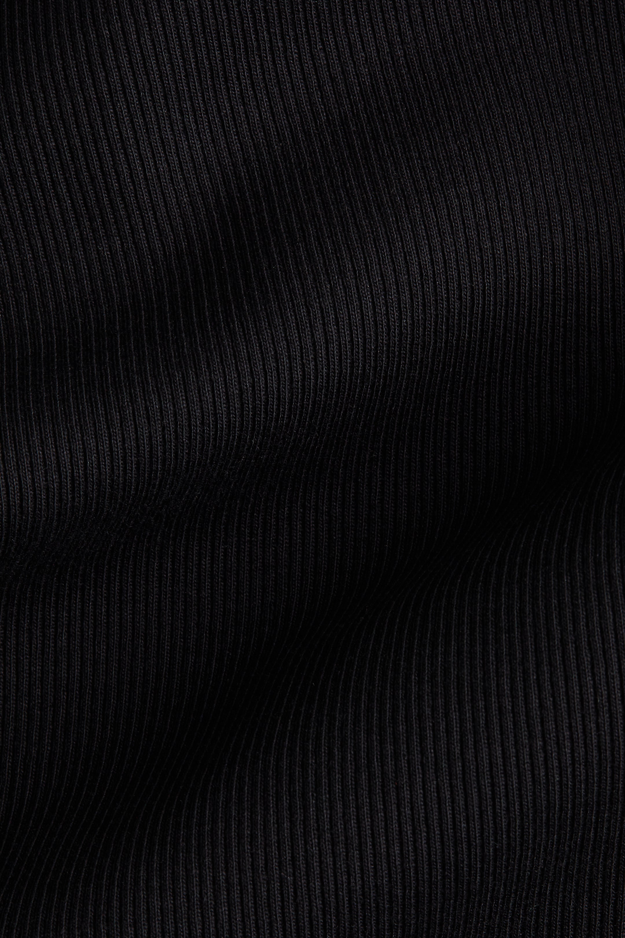 Ribbed Boat-Neck Top