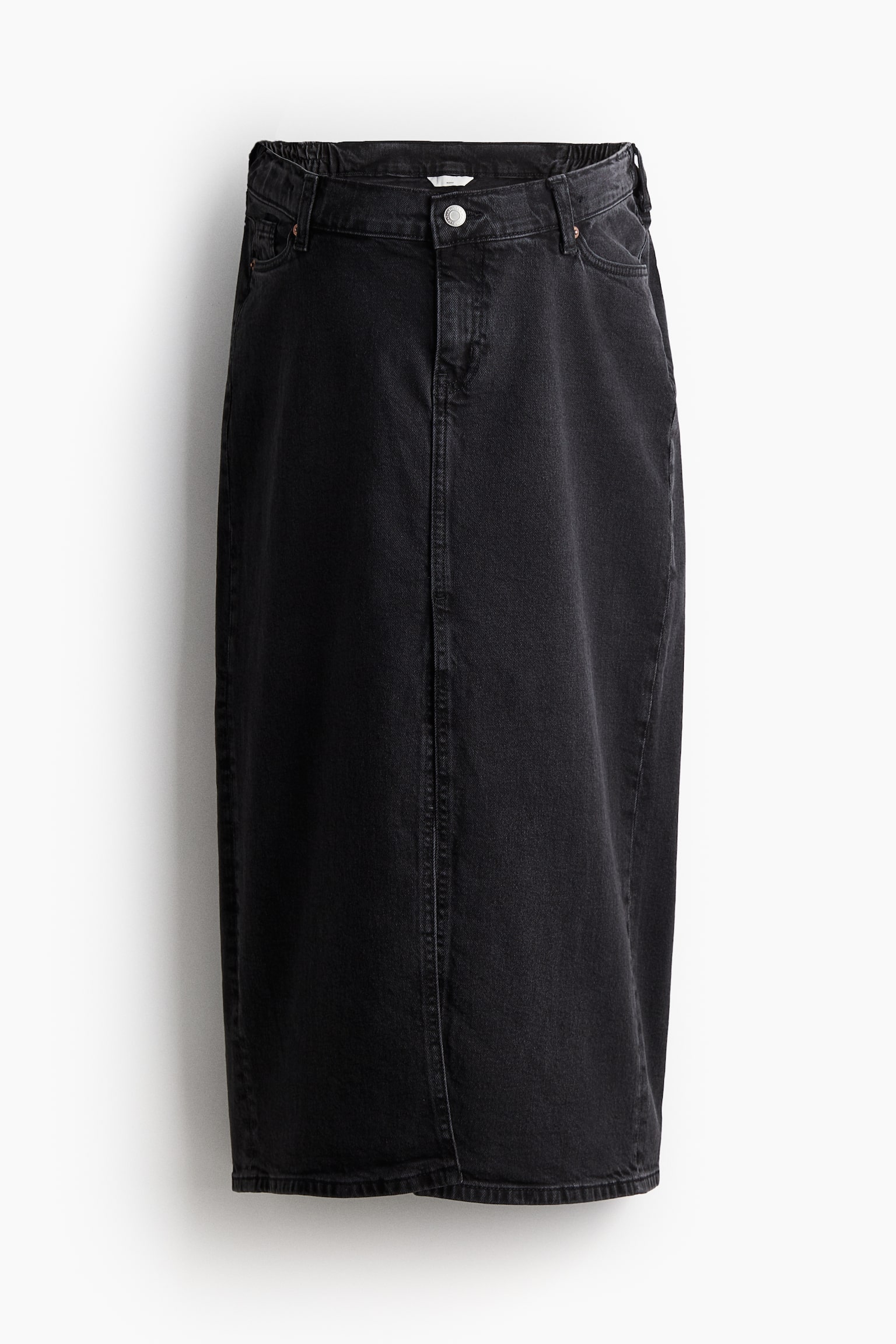 MAMA Before & After denim skirt - Black/Washed out/Denim blue - 2