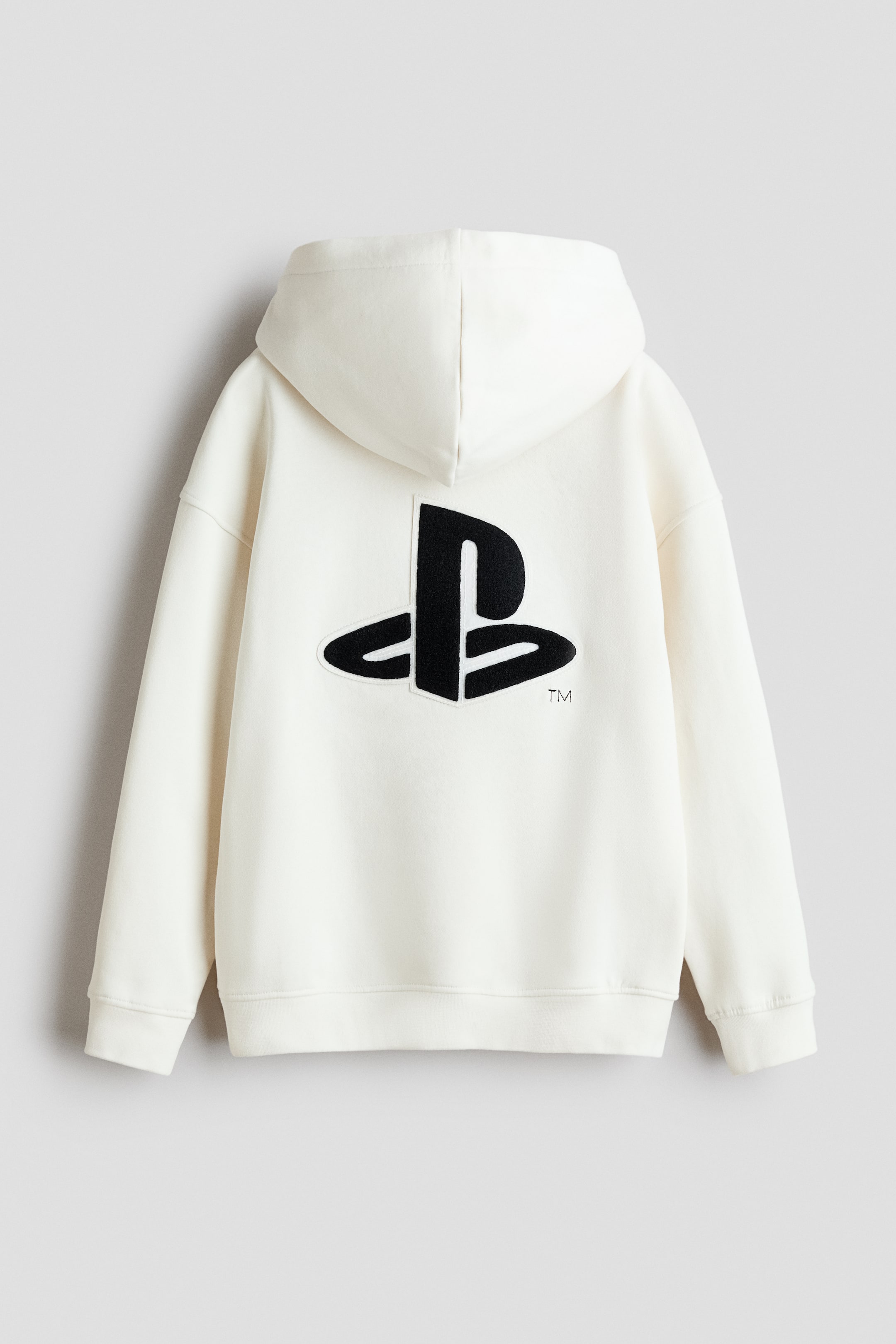 Brushed-Inside Printed Hoodie