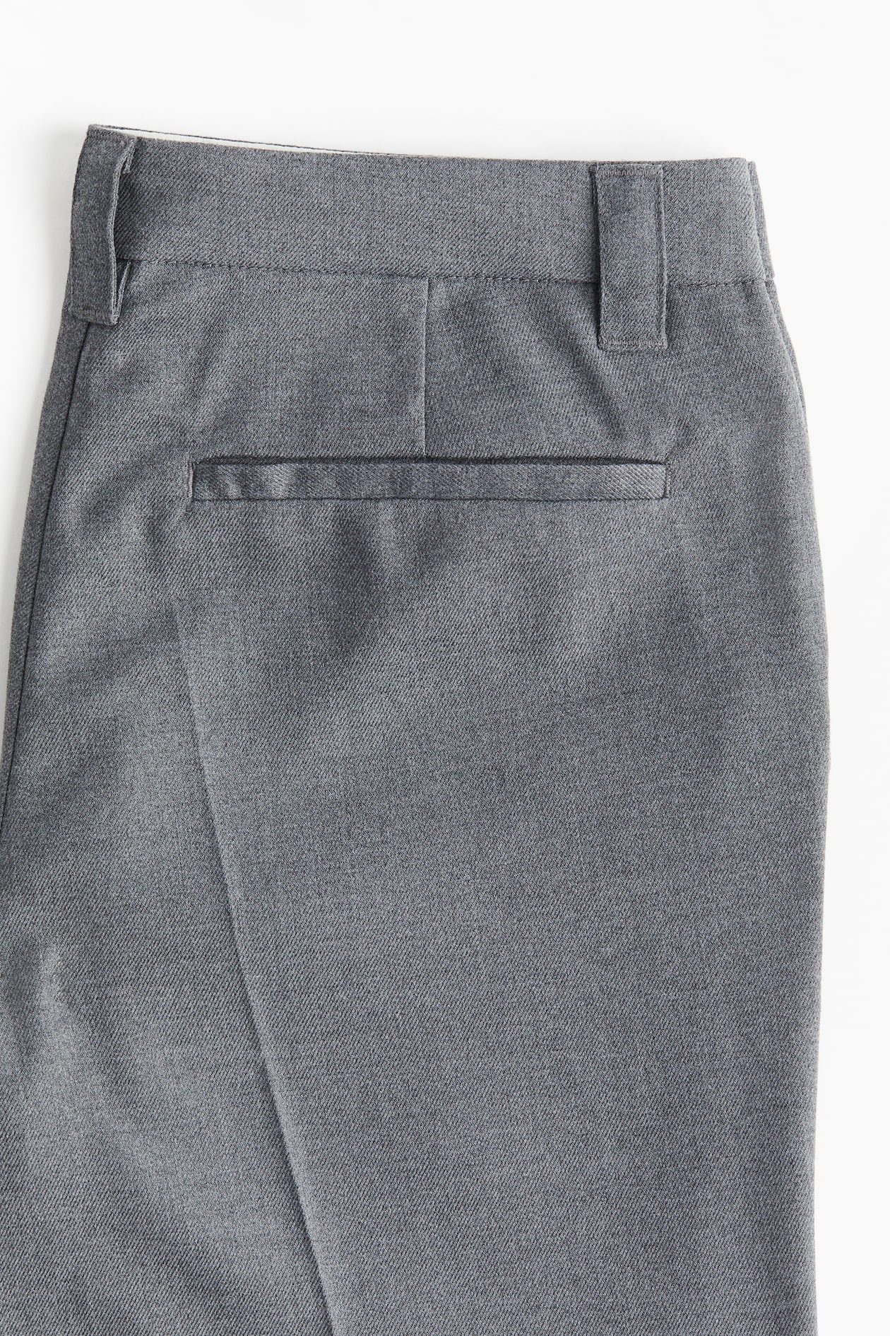 Modern Fit Flat Front Pre-Hemmed Dress Pants (Medium Gray) OM-TR main image 1