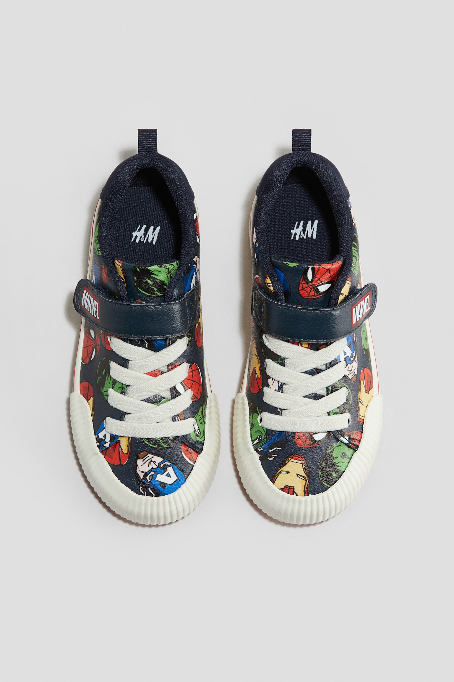 Printed trainers - Navy blue/Marvel Comics/Red/Spider-Man - 4