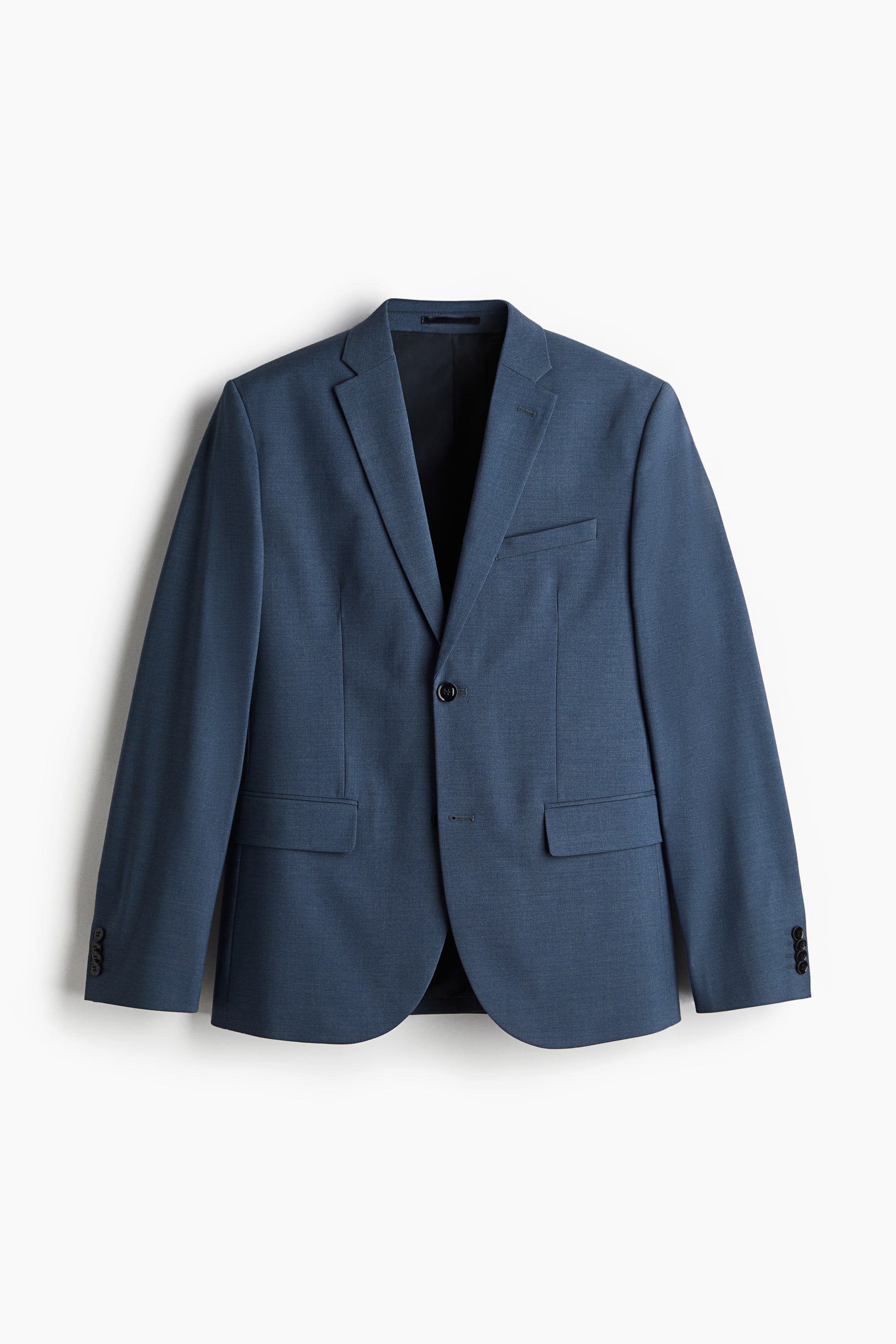 Jacket Slim Fit - Dark blue - Men | H&M GB 6