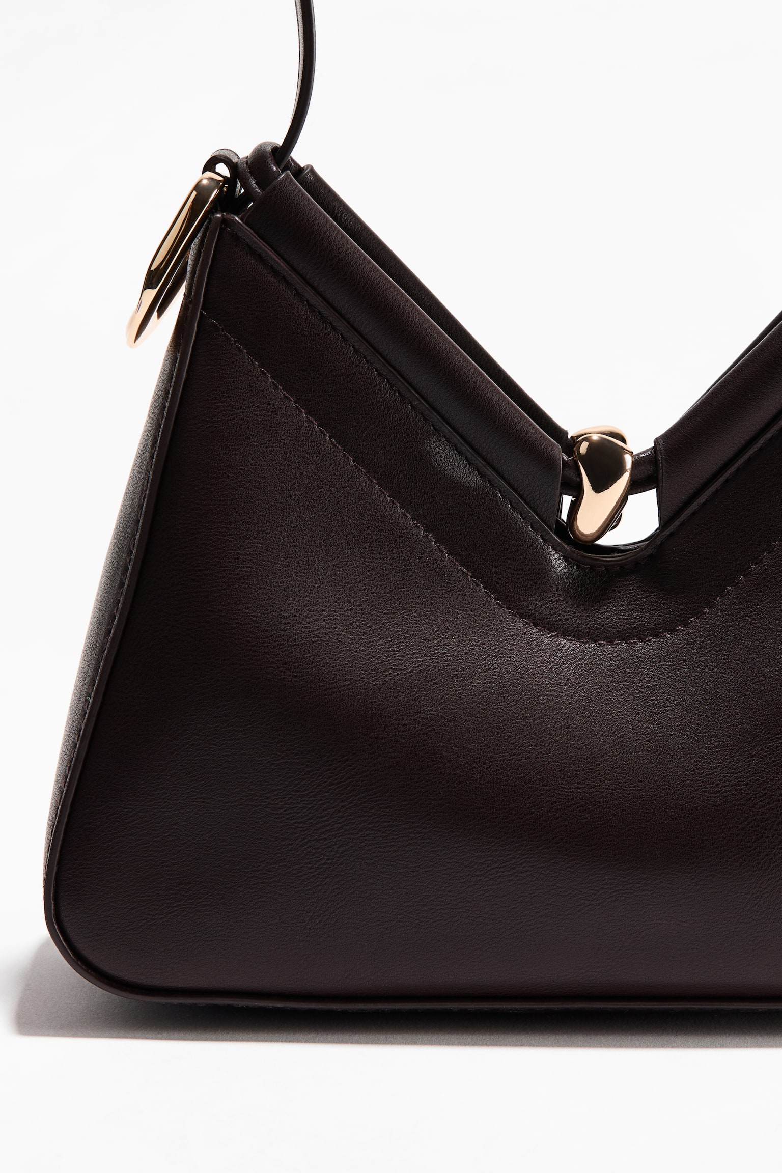 Shoulder bag - Dark brown - 4