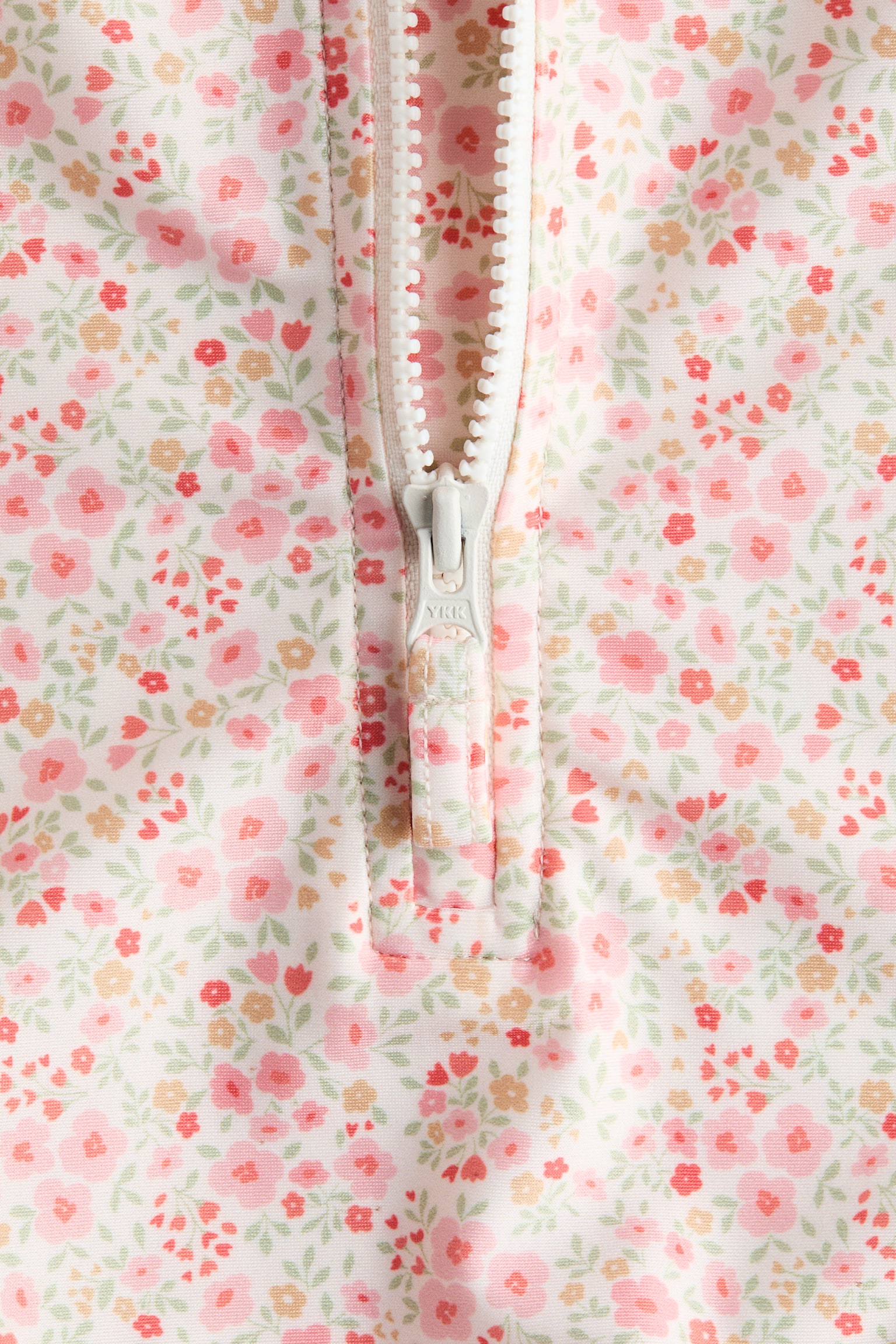 Long-sleeved swimsuit - Pink/Floral - 2