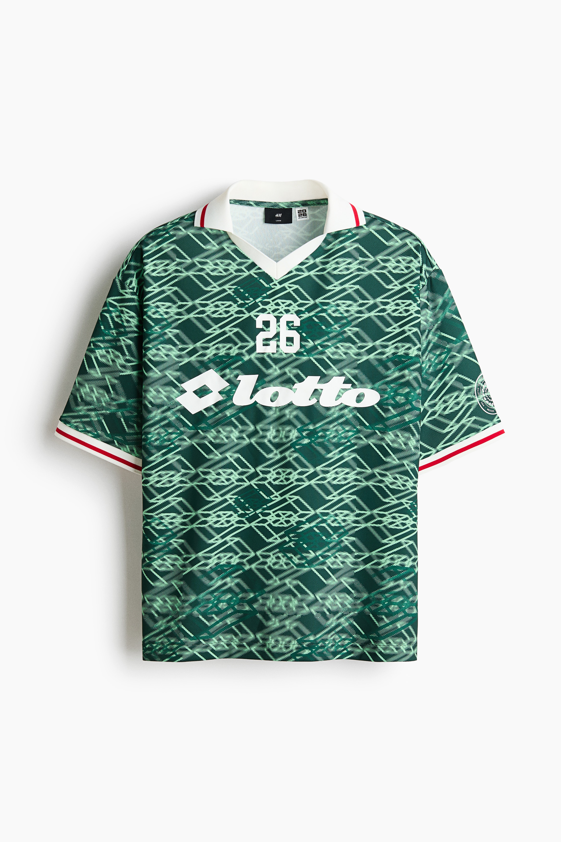 Loose-Fit Soccer Jersey - Green/Lotto/White/Lotto/Black/Lotto/Blue/Lotto/White/Lotto/Red/Lotto/Navy blue/Lotto