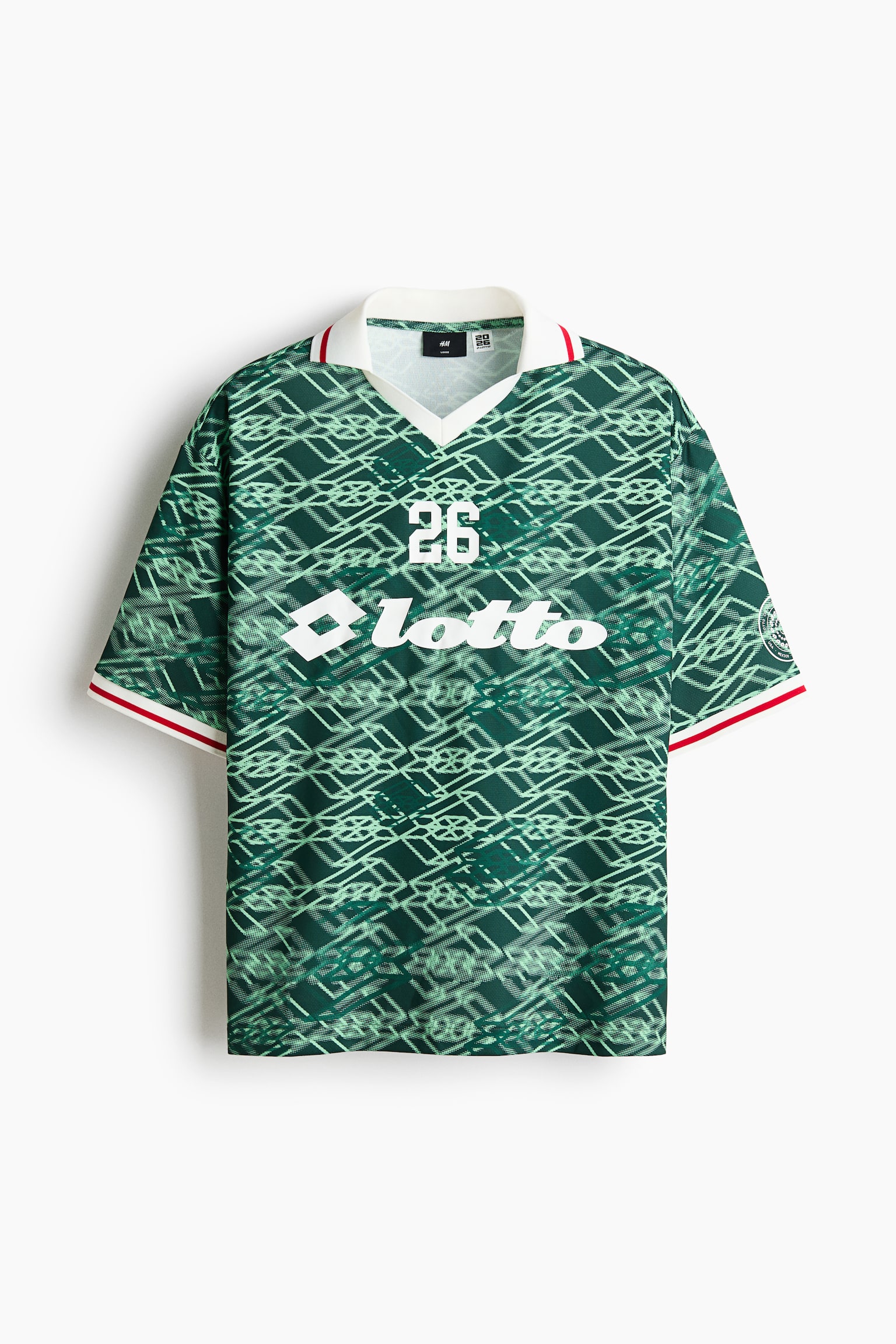 Loose-Fit Soccer Jersey - Green/Lotto/Navy blue/Lotto/Red/Lotto/Black/Lotto/White/Lotto/White/Lotto/Blue/Lotto - 1