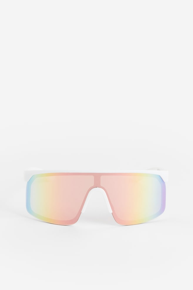 Sonnenbrille - Weiß/Holografisch - 3