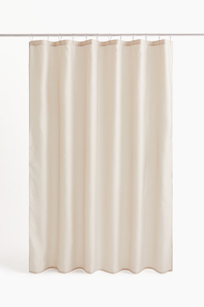 Tenda per doccia - Beige chiaro/Bianco/Verde nebbia - 6
