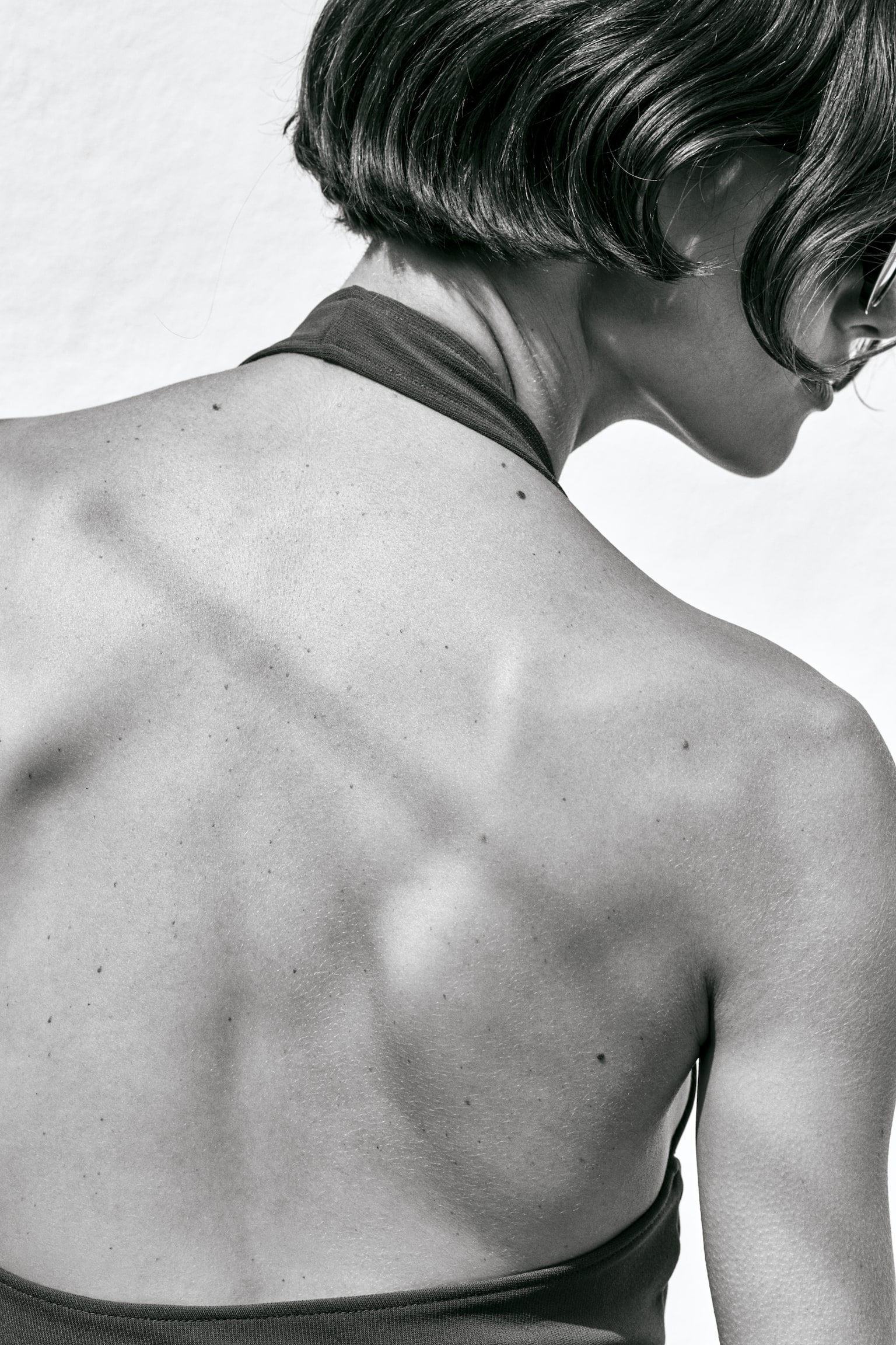 Женский топ H&M Ponte Halterneck Top, цвет: Хаки зелёный — фото 5