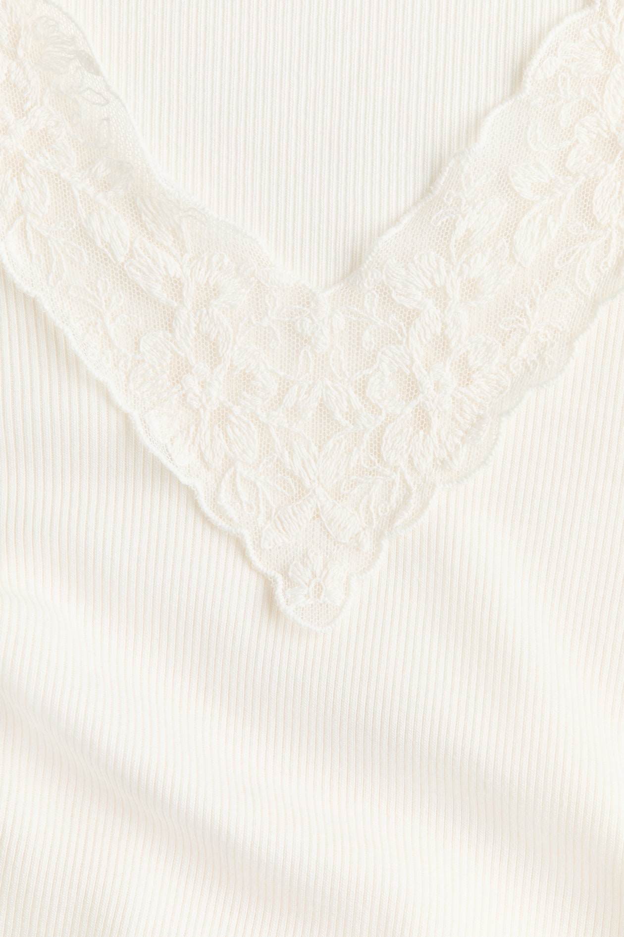 MAMA Ribbed V-Neck Top - image 2