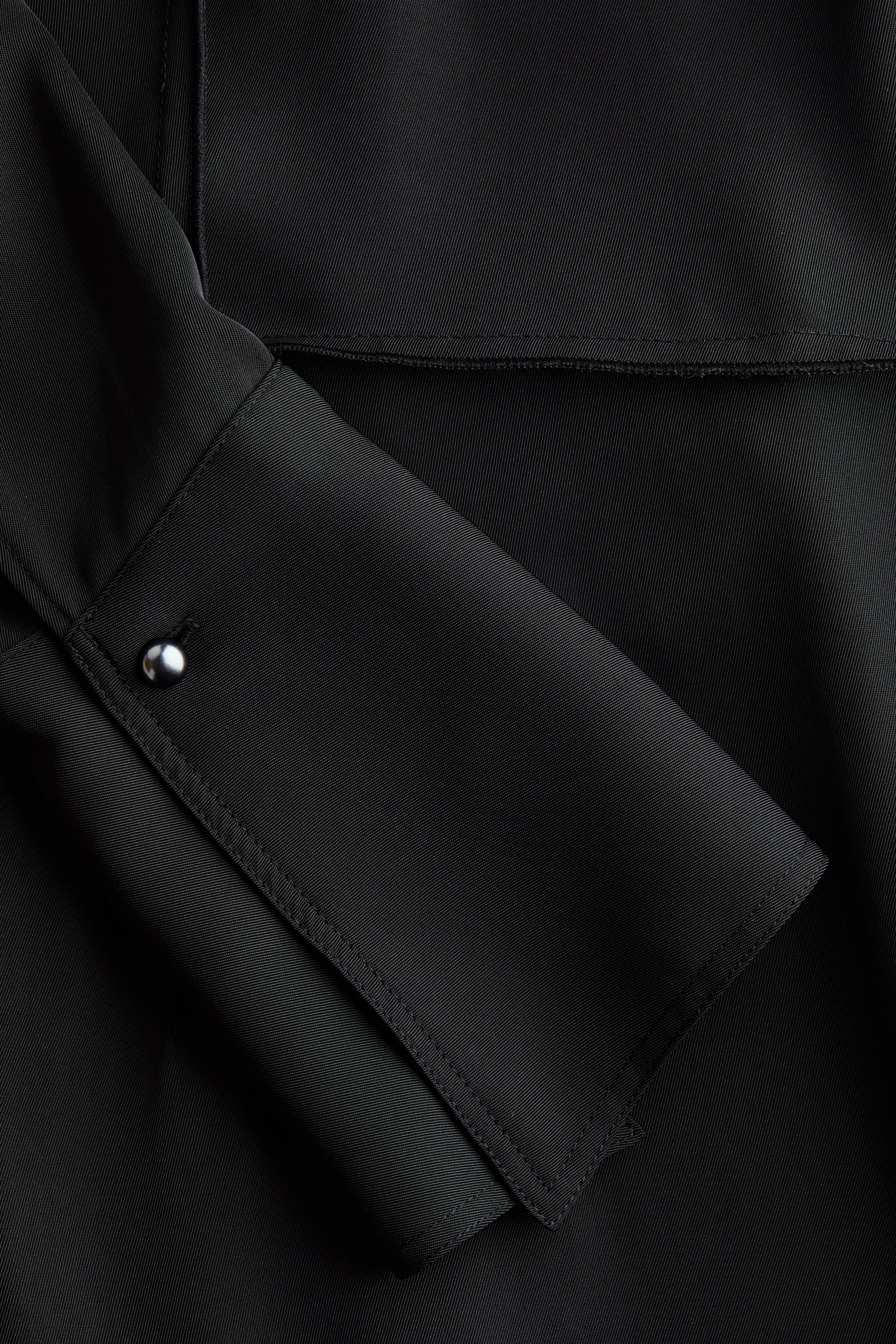 Open-Back Satin Twill Dress