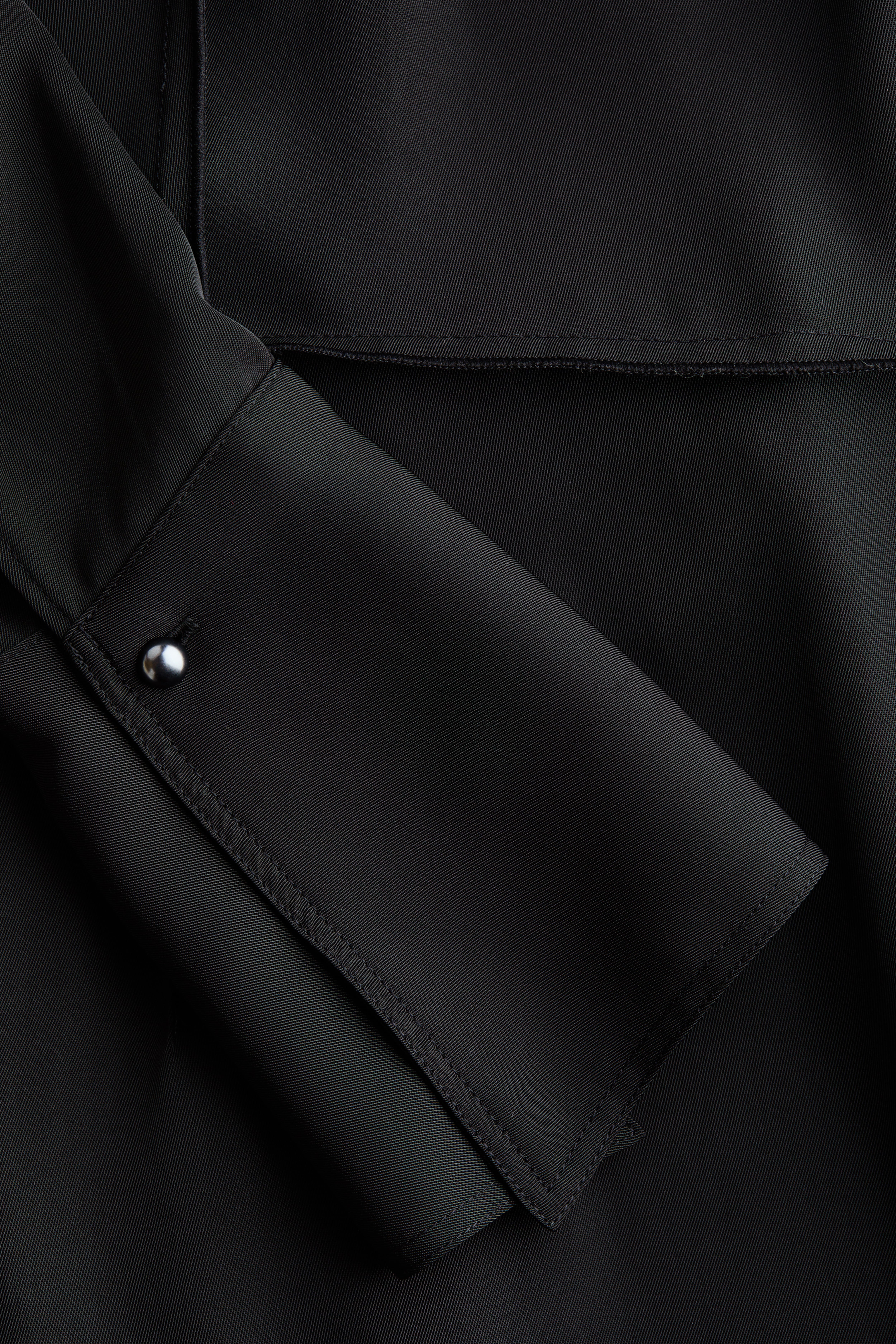 Open-Back Satin Twill Dress