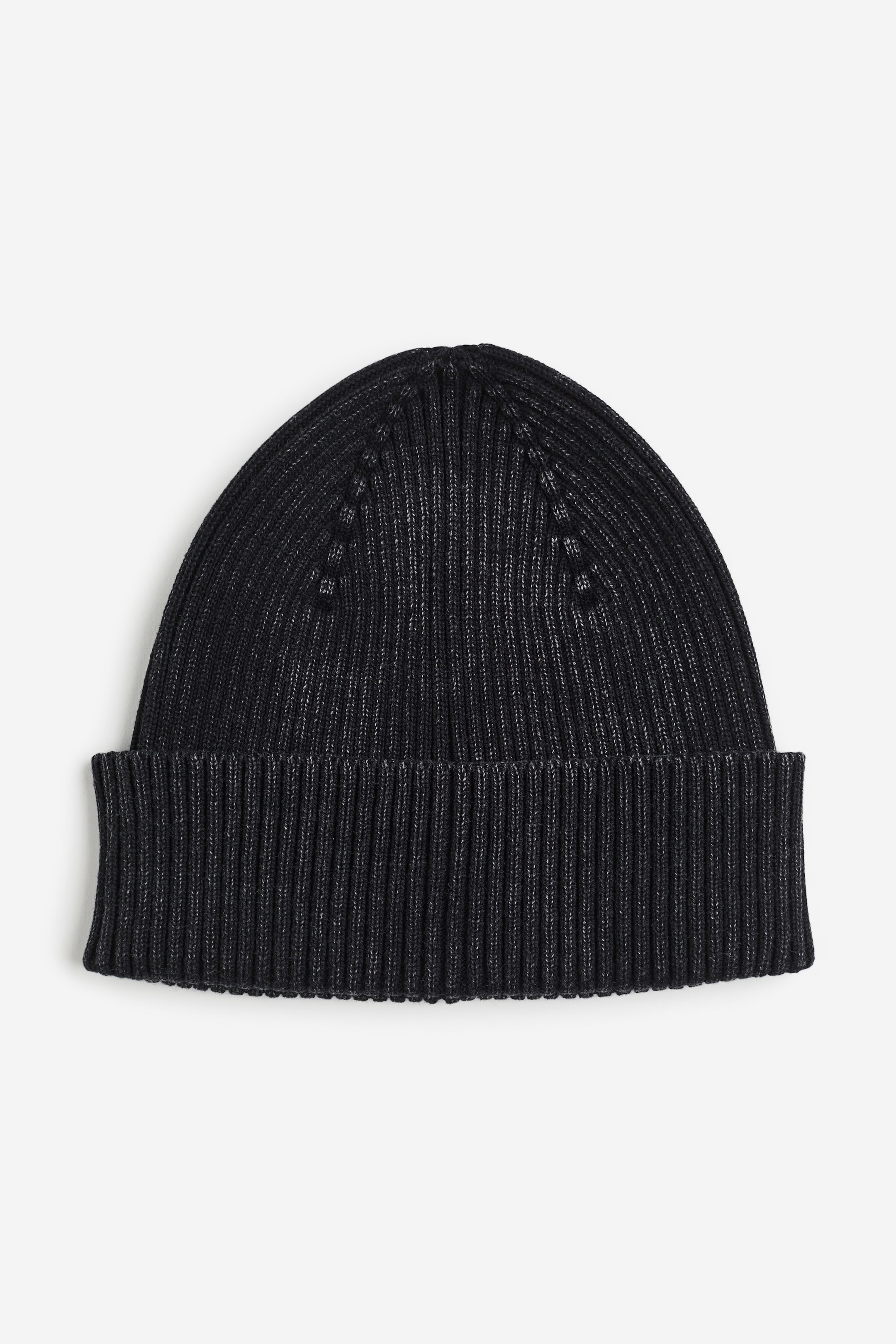 Rib-knit Cotton Hat