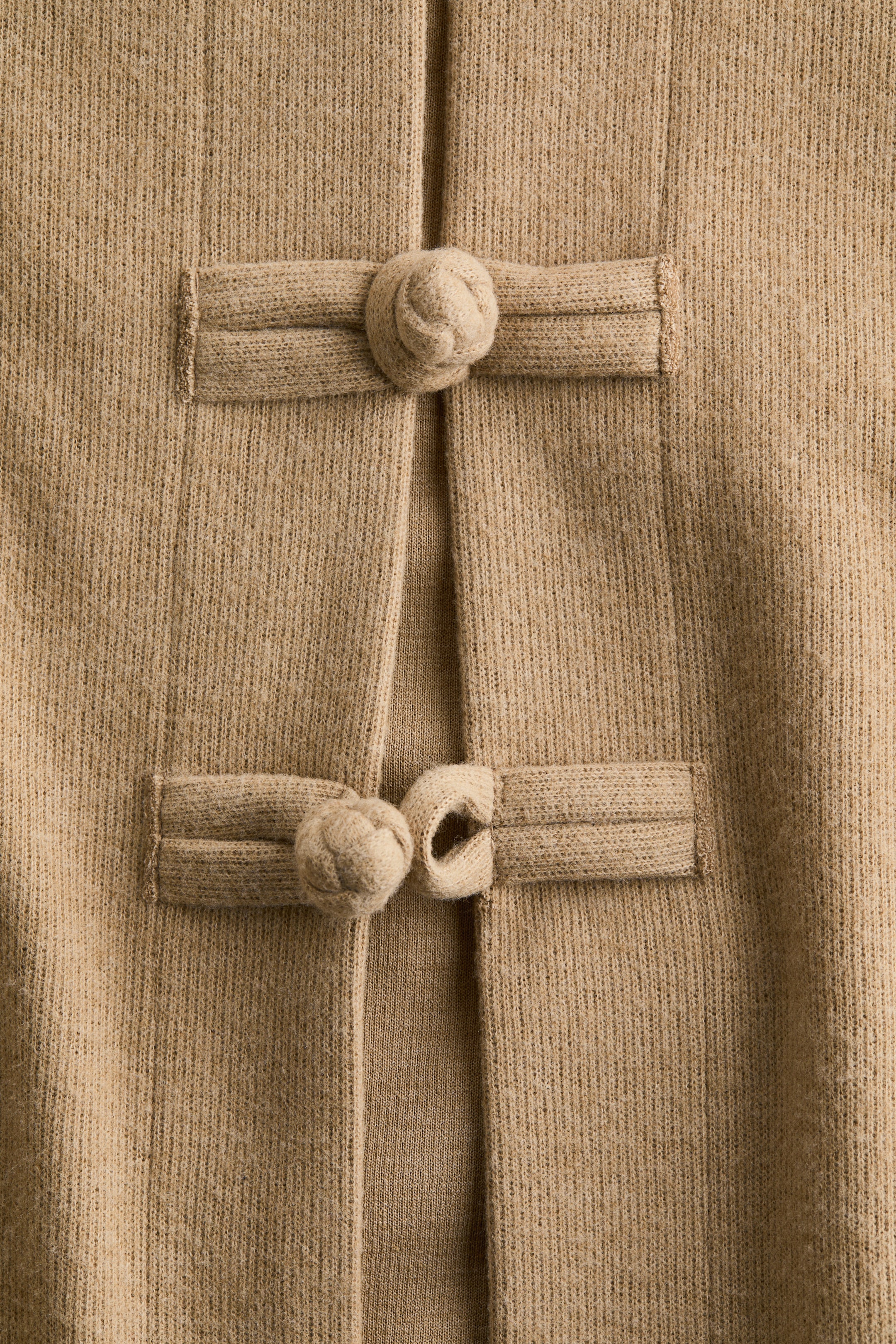 Knot-Button Cardigan